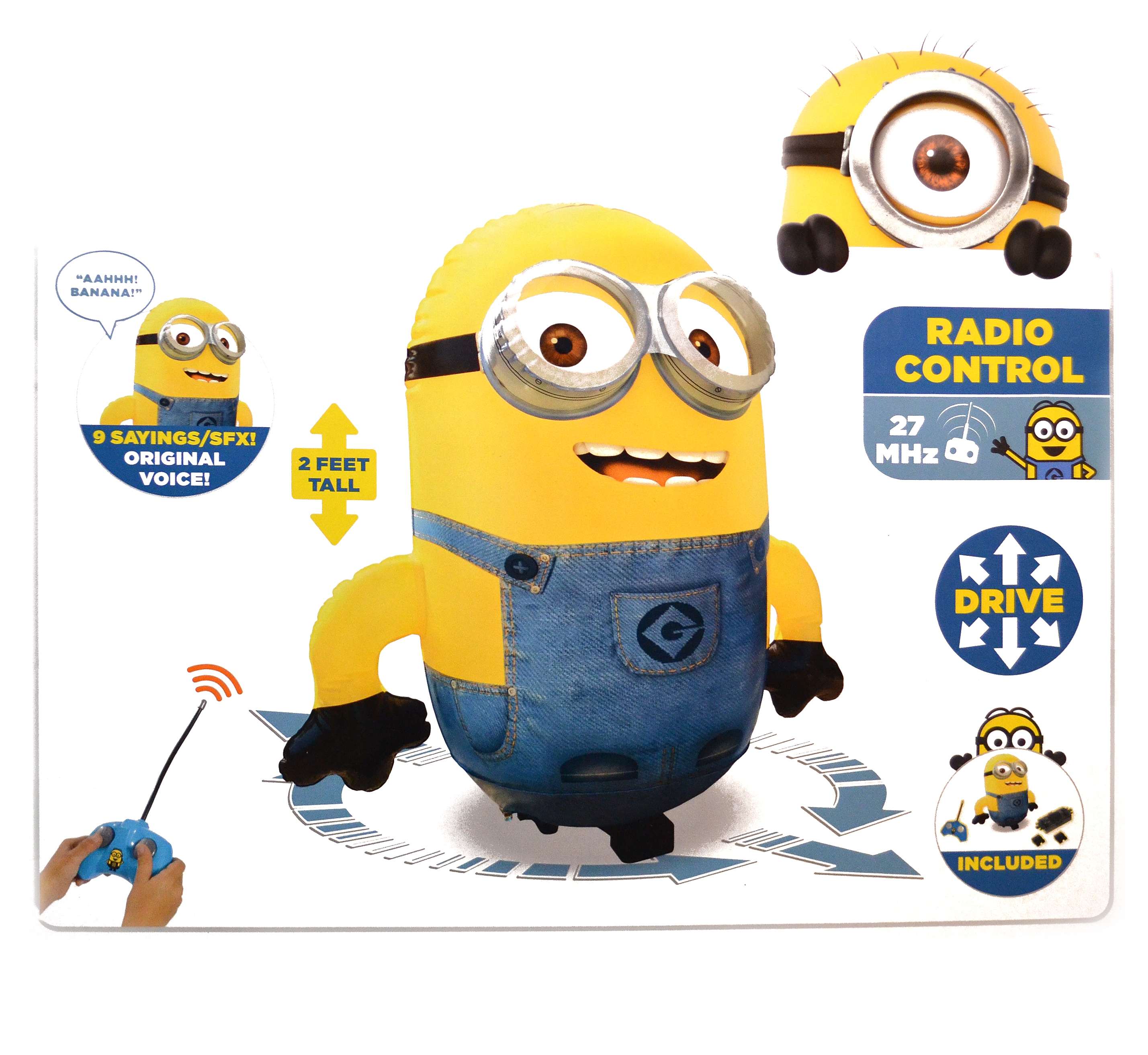 Despicable Me Minion 'Dave' Radio Control Inflatable Toy