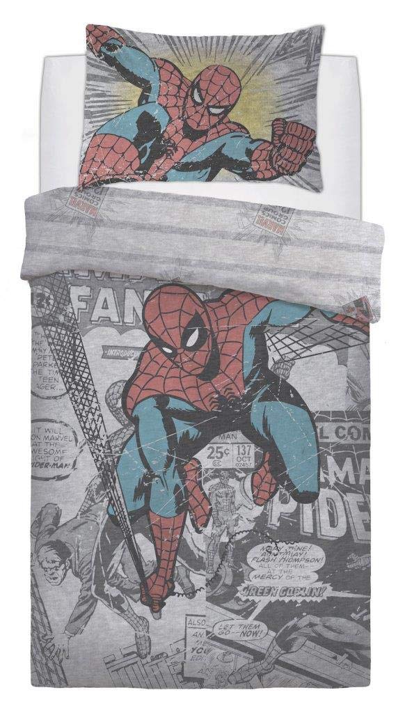 Marvel Comics 'Comic Group' Panel Single Bed Duvet Quilt Cover Set