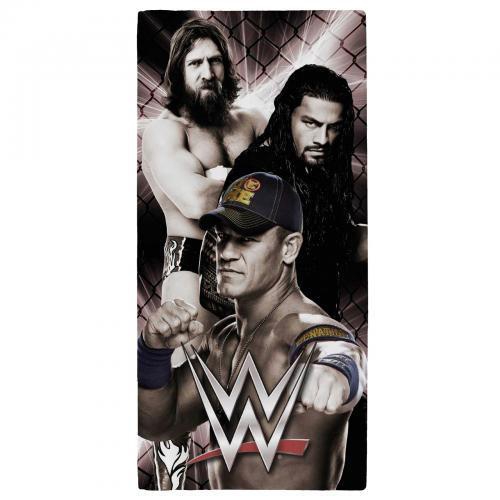 WWE Stars 'Drj' Velour Printed Beach Towel