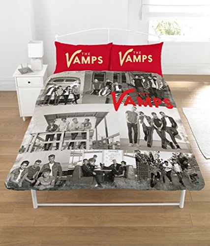 The Vamps Panel Double Bed Duvet Quilt Cover Set