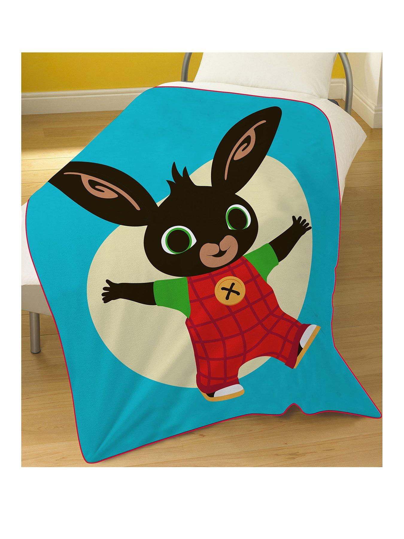 Bing Bunny Panel Fleece Blanket Throw