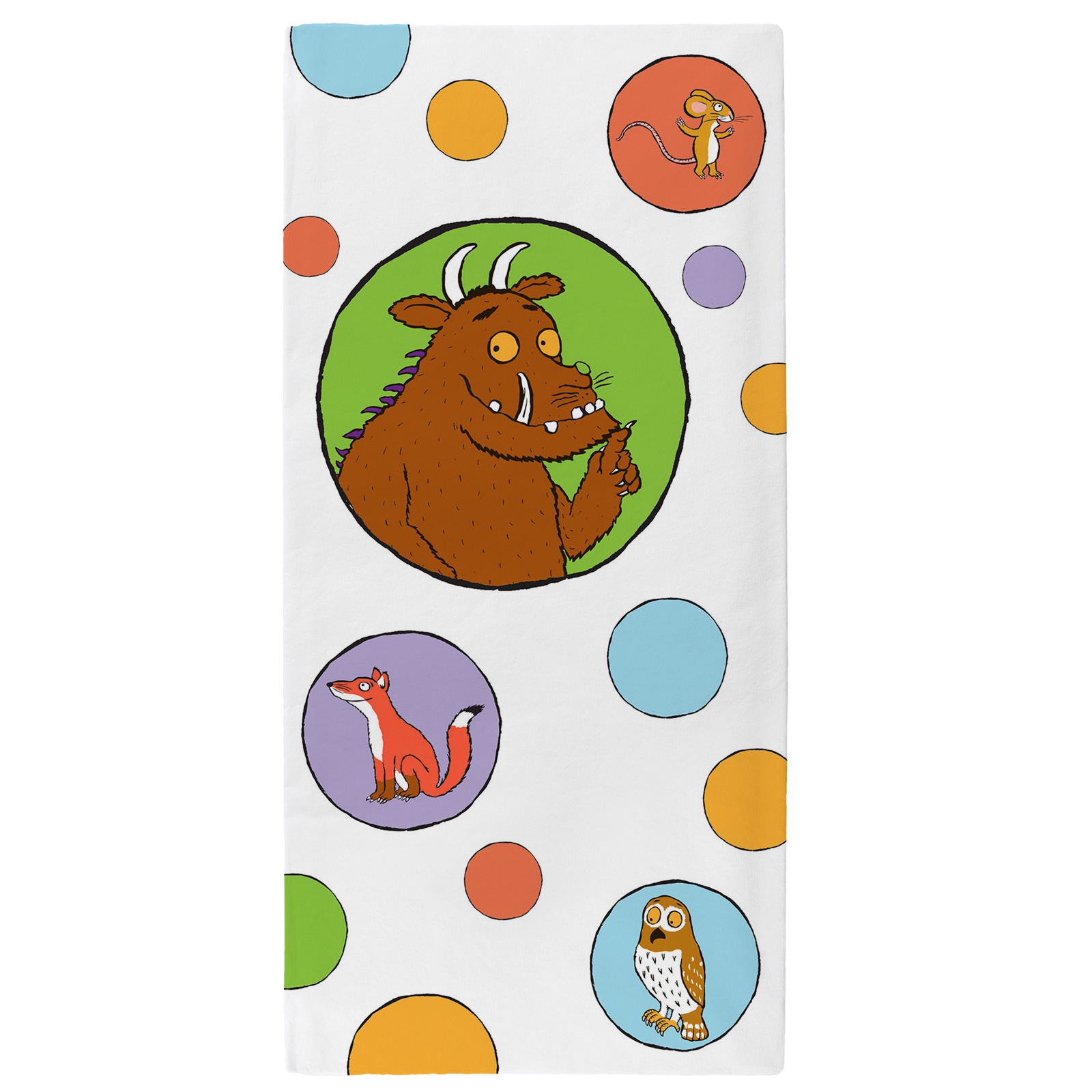 The Gruffalo 'All Is Quiet' Velour Printed Beach Towel