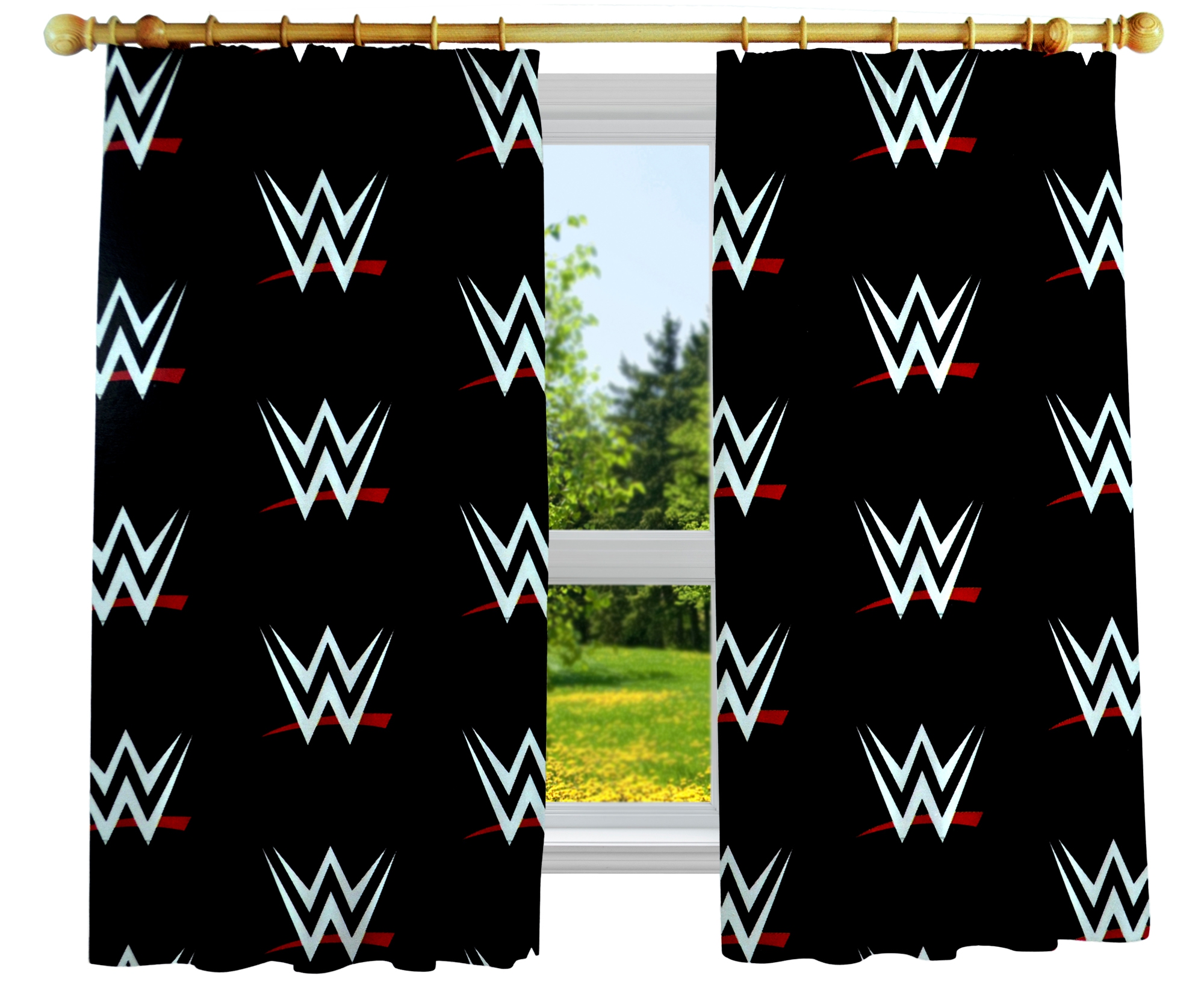 WWE Curtain 66 X 72 inch Drop Pair