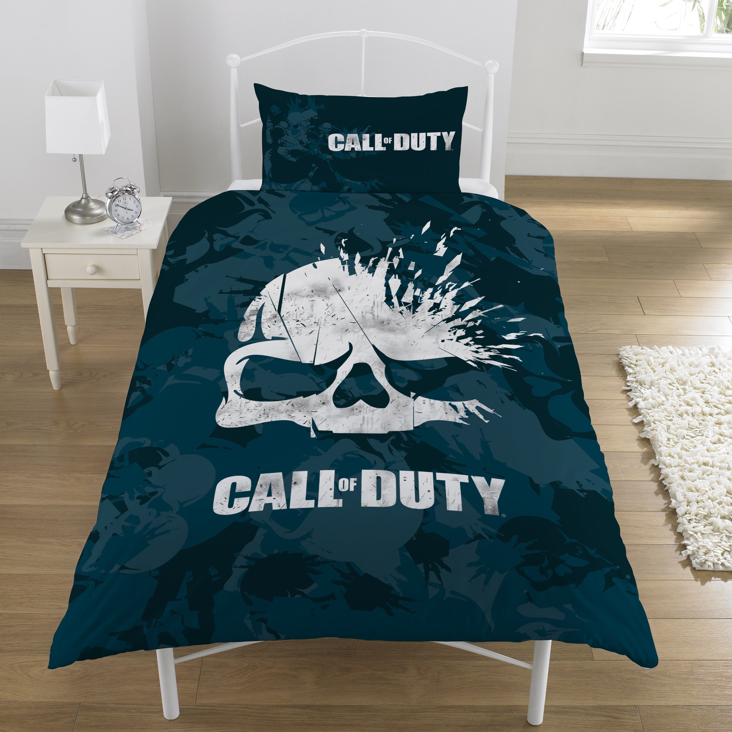 Call of Duty 'Broken Skull' Panel Single Bed Duvet Quilt Cover Set