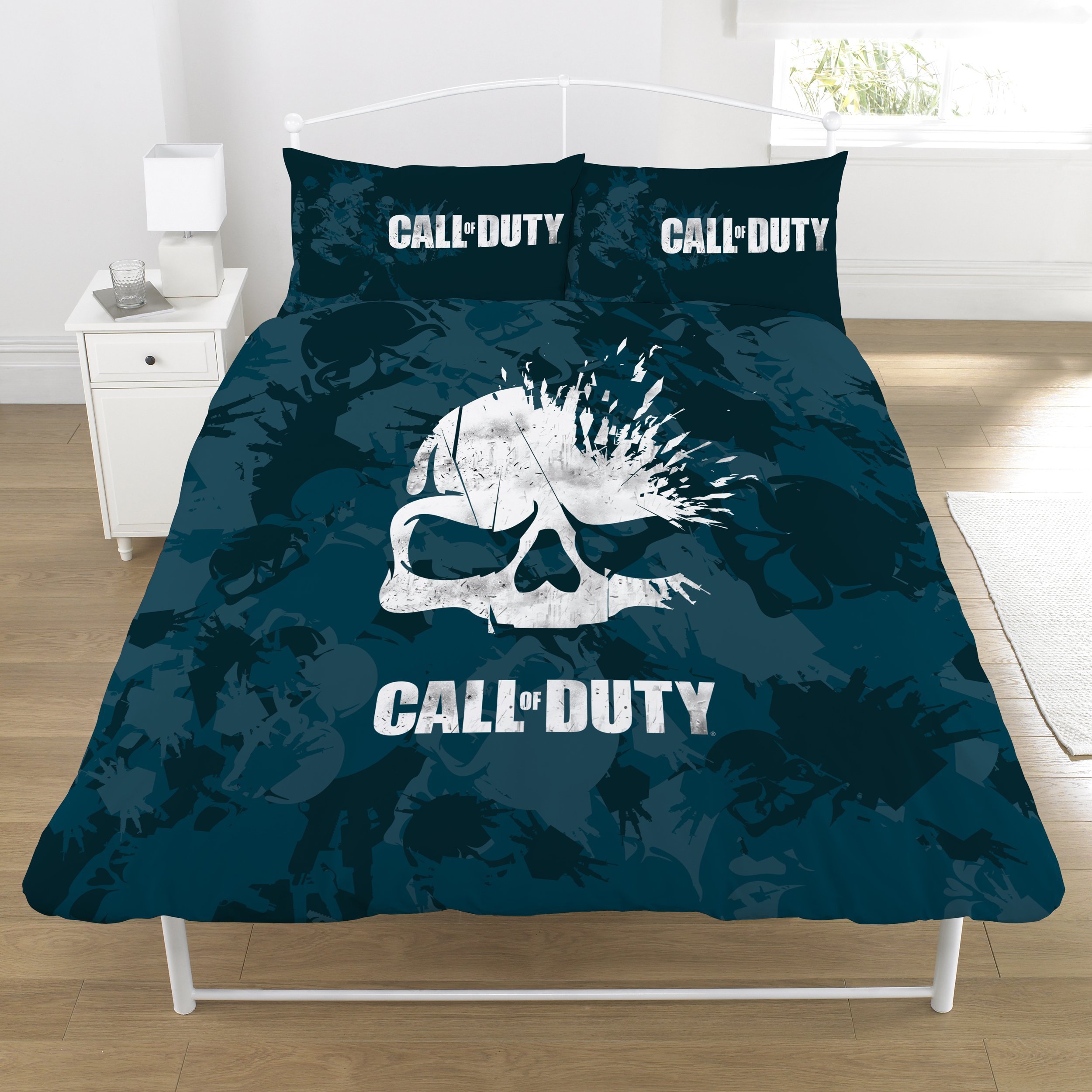 Call of Duty 'Broken Skull' Panel Double Bed Duvet Quilt Cover Set
