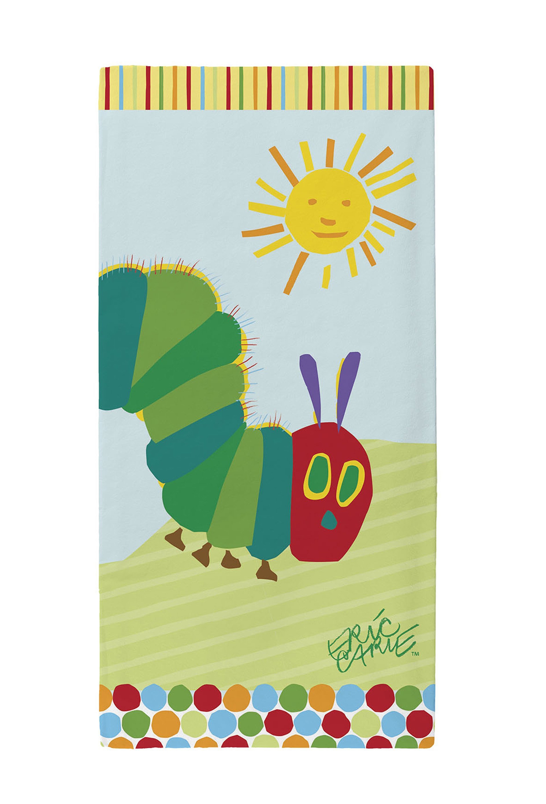 The Very Hungry Caterpillar 'Sunshine' Printed Beach Towel