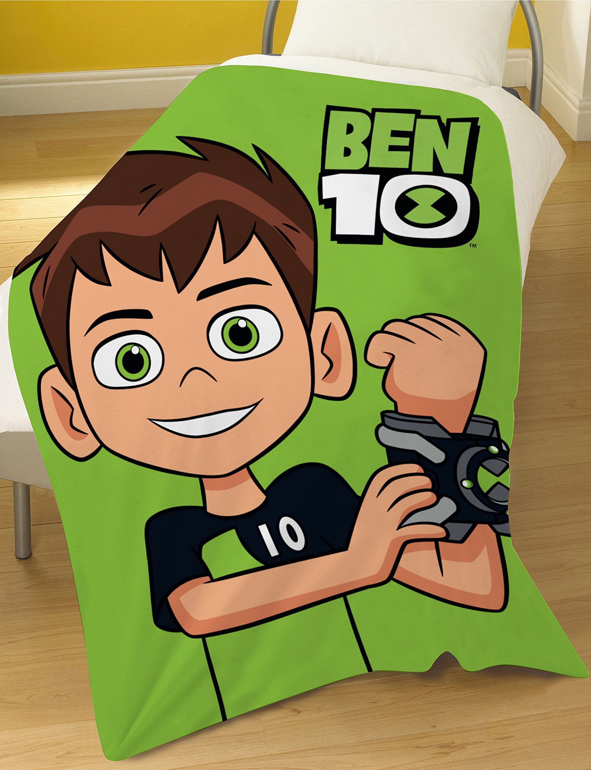 Ben 10 'Go Hero' Panel Fleece Blanket Throw