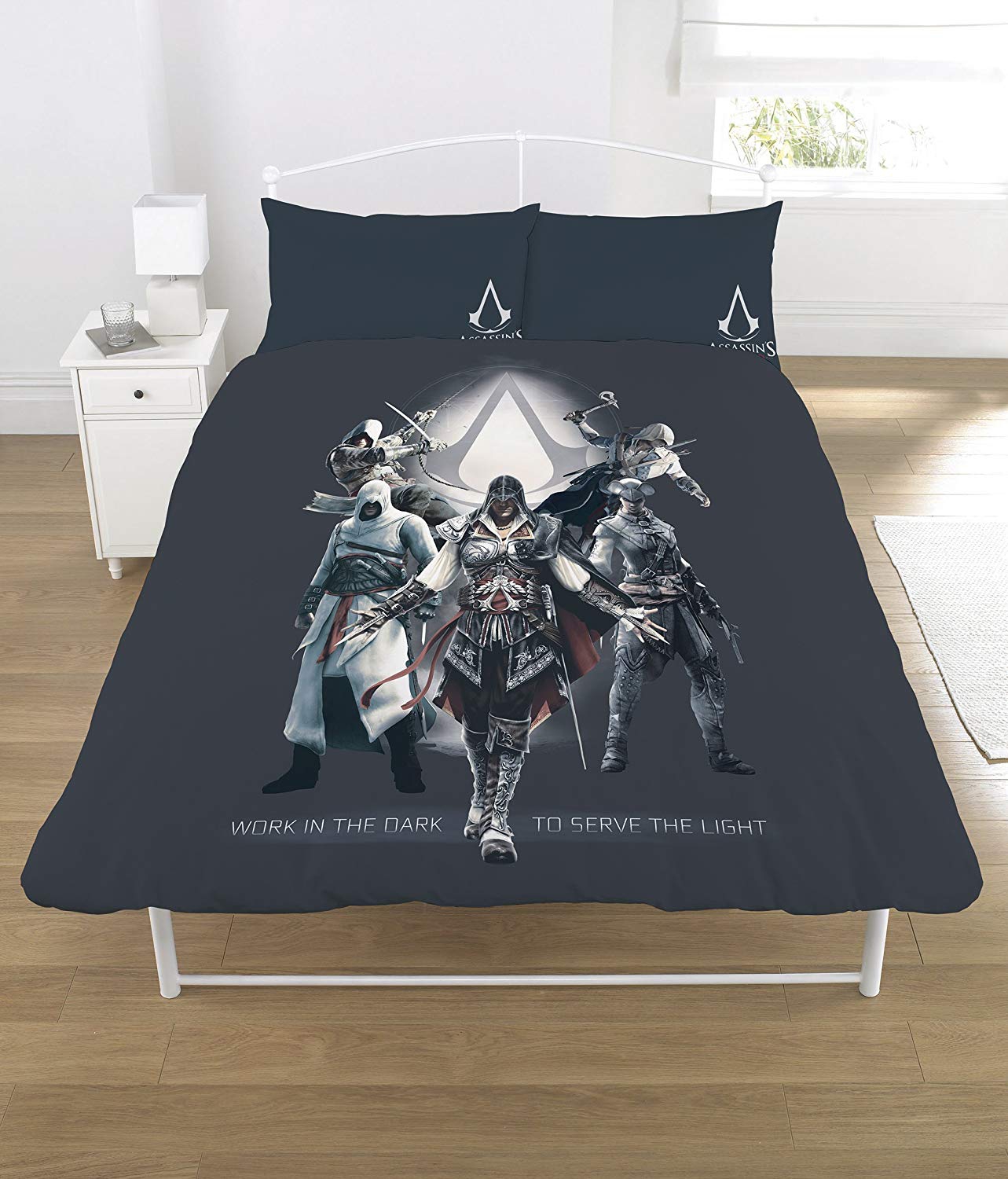 Assassin' S Creed Polycotton Panel Double Bed Duvet Quilt Cover Set