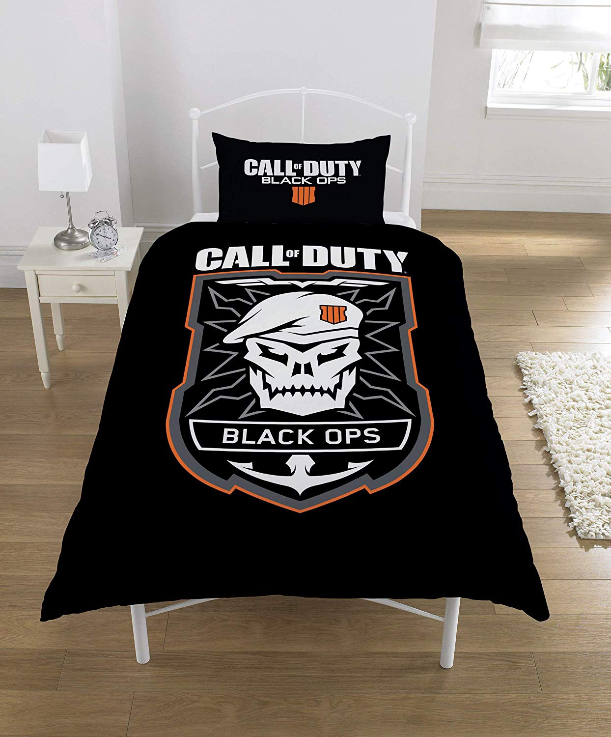 Call of Duty Polycotton Black Panel Single Bed Duvet Quilt Cover Set