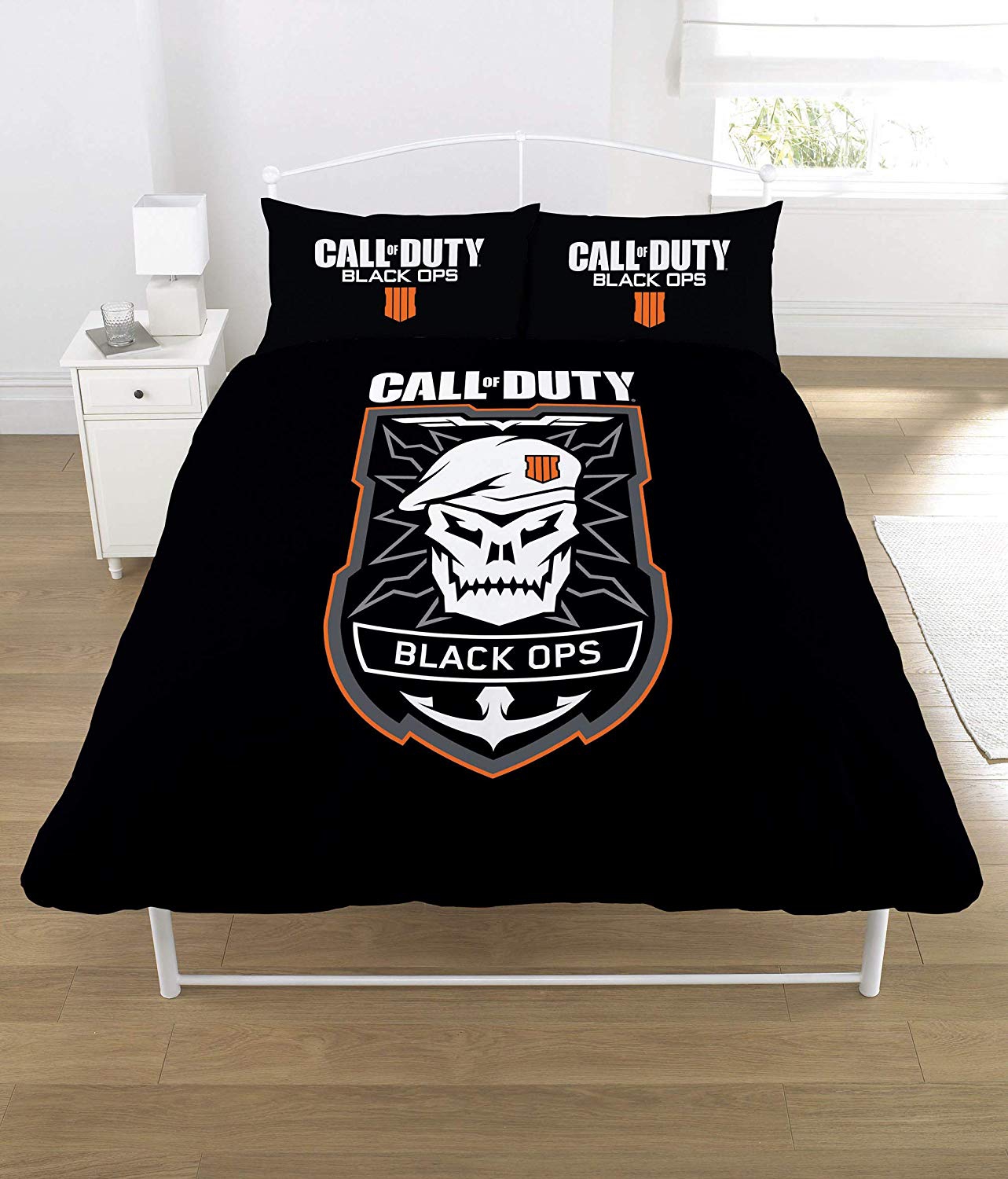 Call of Duty Polycotton Black Panel Double Bed Duvet Quilt Cover Set