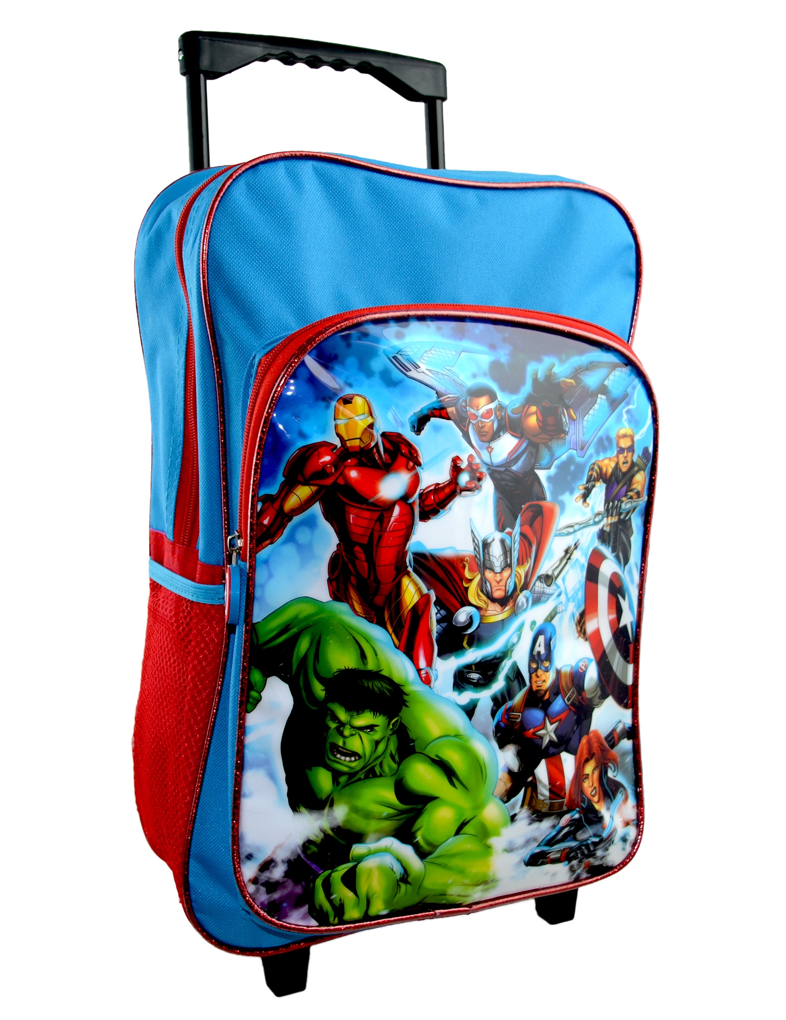 Avengers 'Force' Trolley Backpack School Travel Roller Wheeled Bag