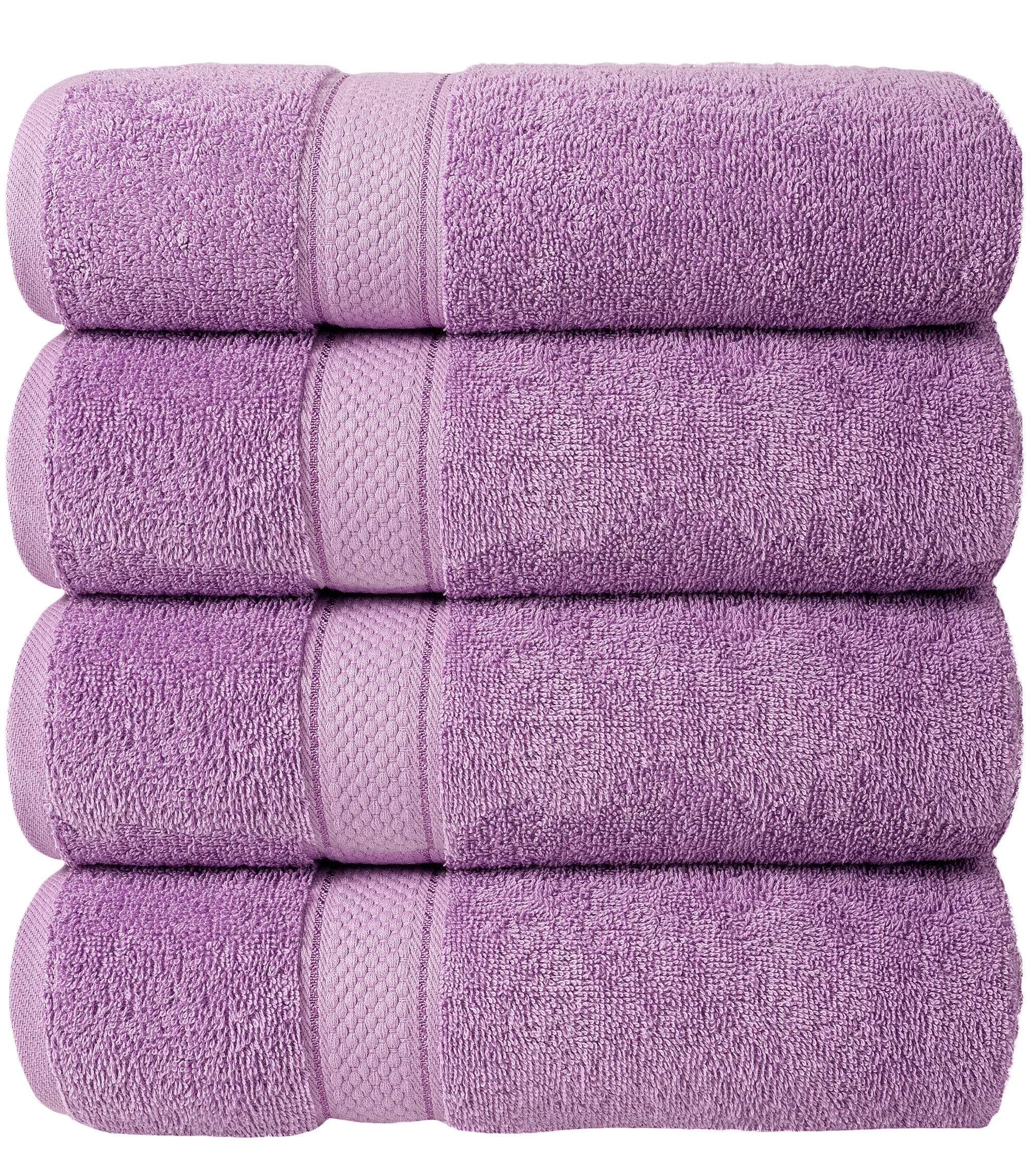 Bale Set 4pcs Lilac Plain Hand Towel