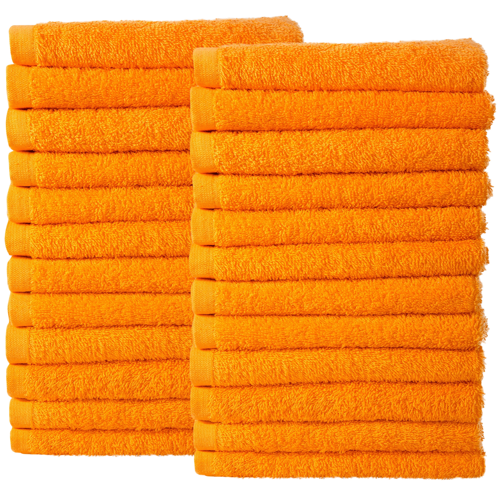 Bale Set 24pcs Orange Plain Face Towel
