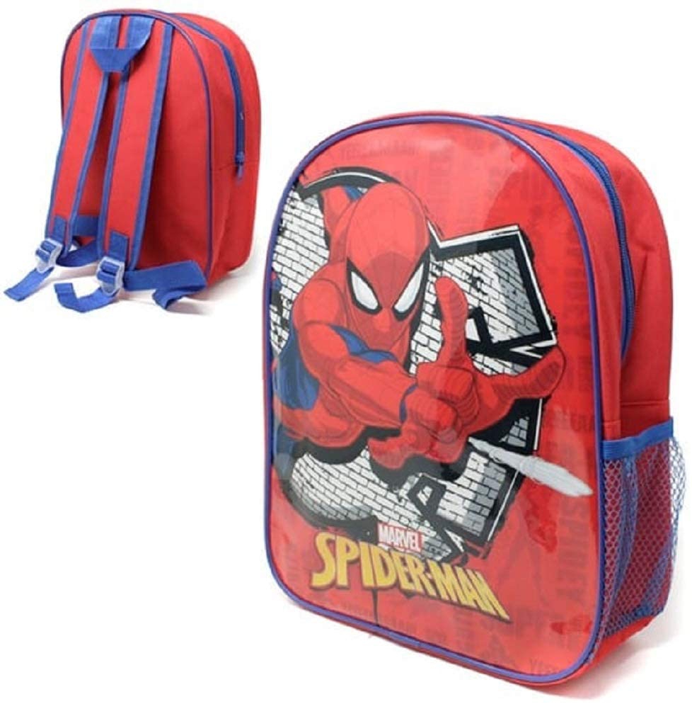Marvel Spiderman with Mesh Side School Bag Rucksack Backpack