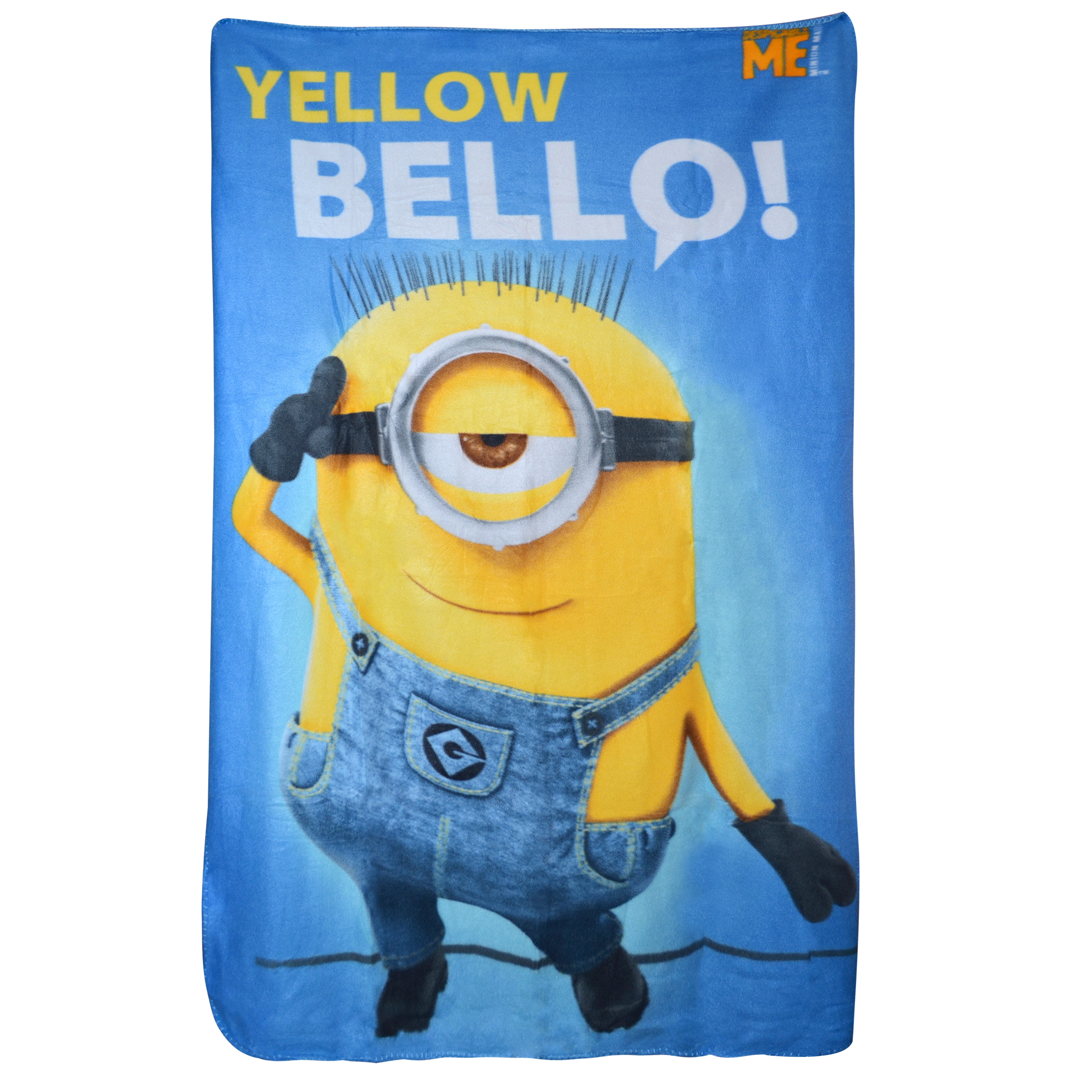 Despicable Me Minions 'Yellow Bellow' Panel Fleece Blanket Throw
