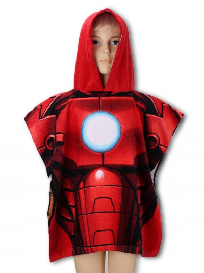 Marvel Hero 'Iron Man' Poncho Towel