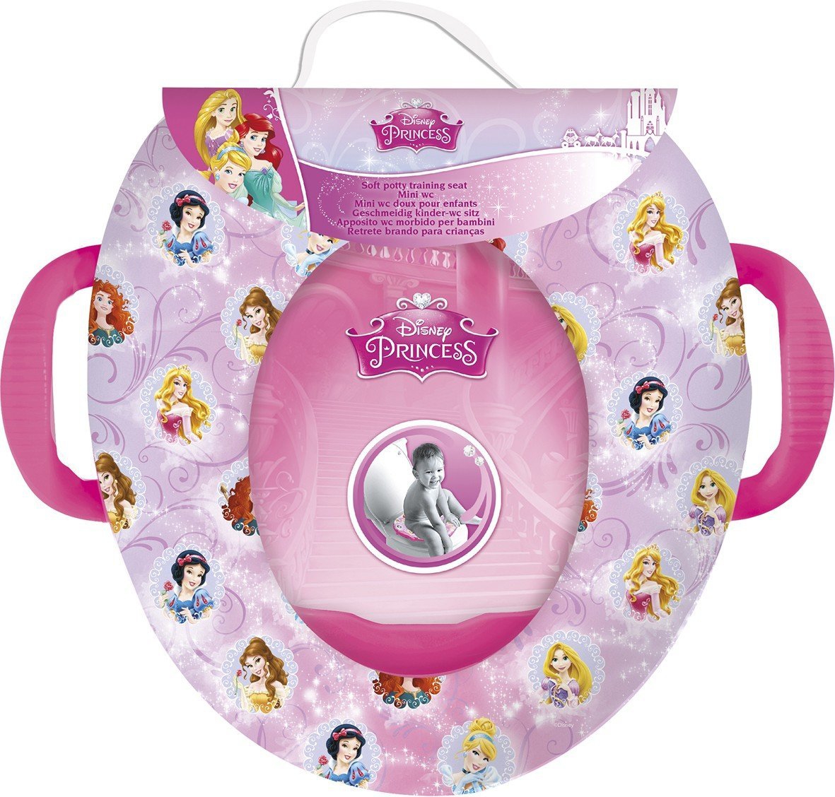 Disney Princess Girls Soft Padded Potty Training Bath