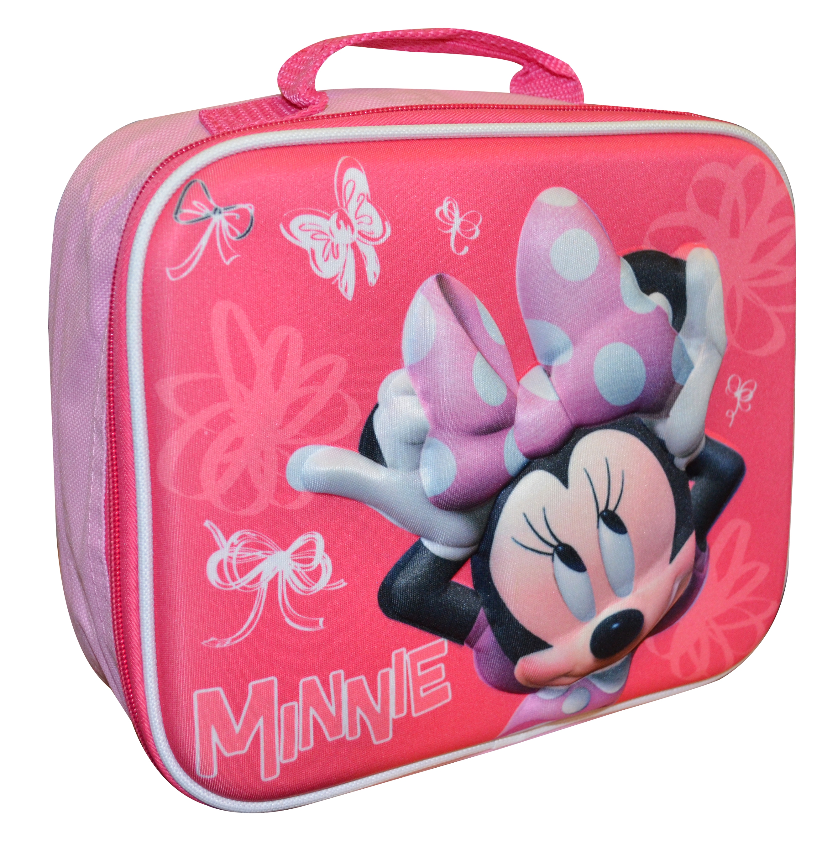 Disney Minnie Mouse 3d Eva School Premium Lunch Bag Insulated