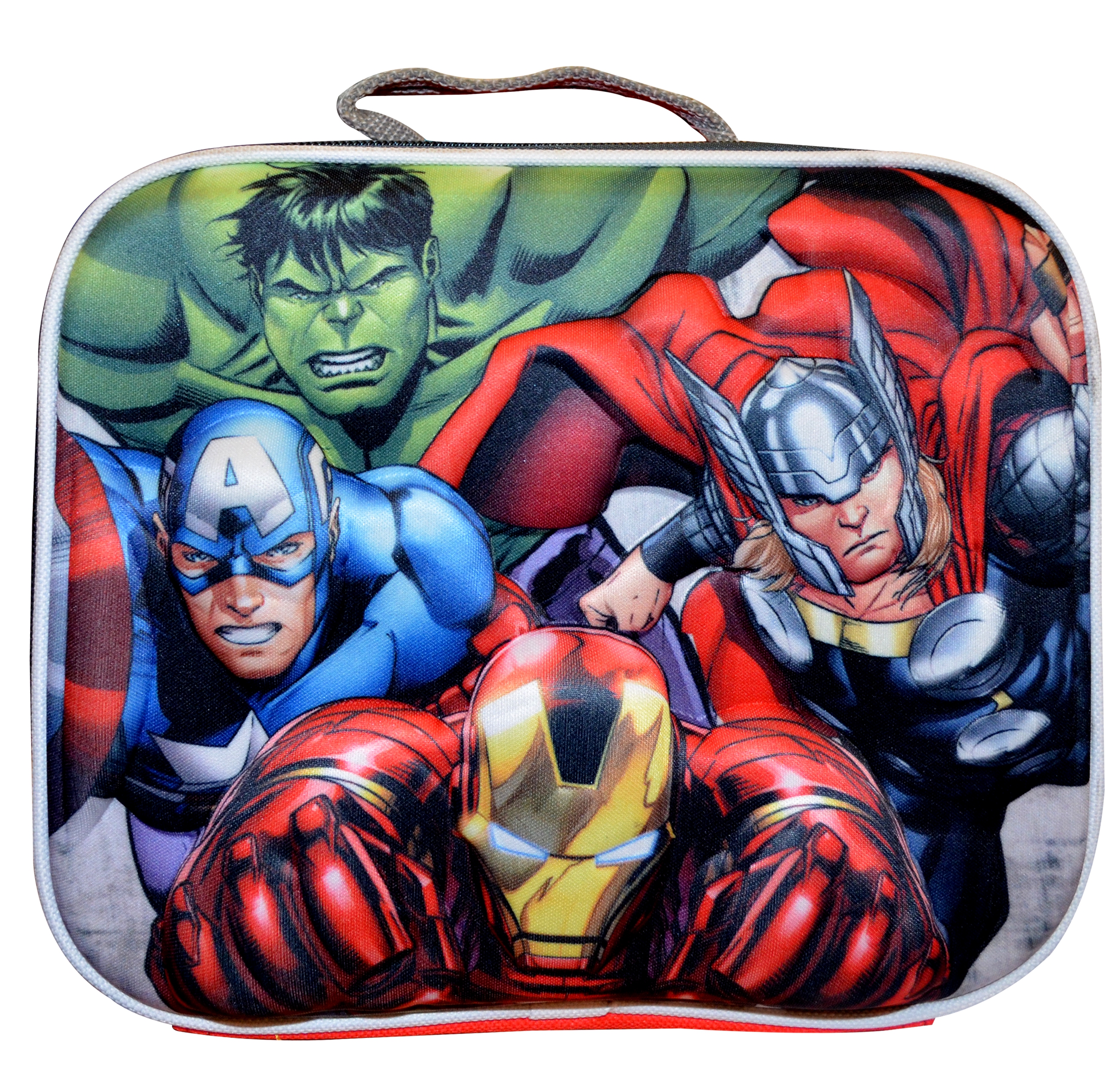Marvel Avengers Assemble 3d Eva School Premium Lunch Bag Insulated