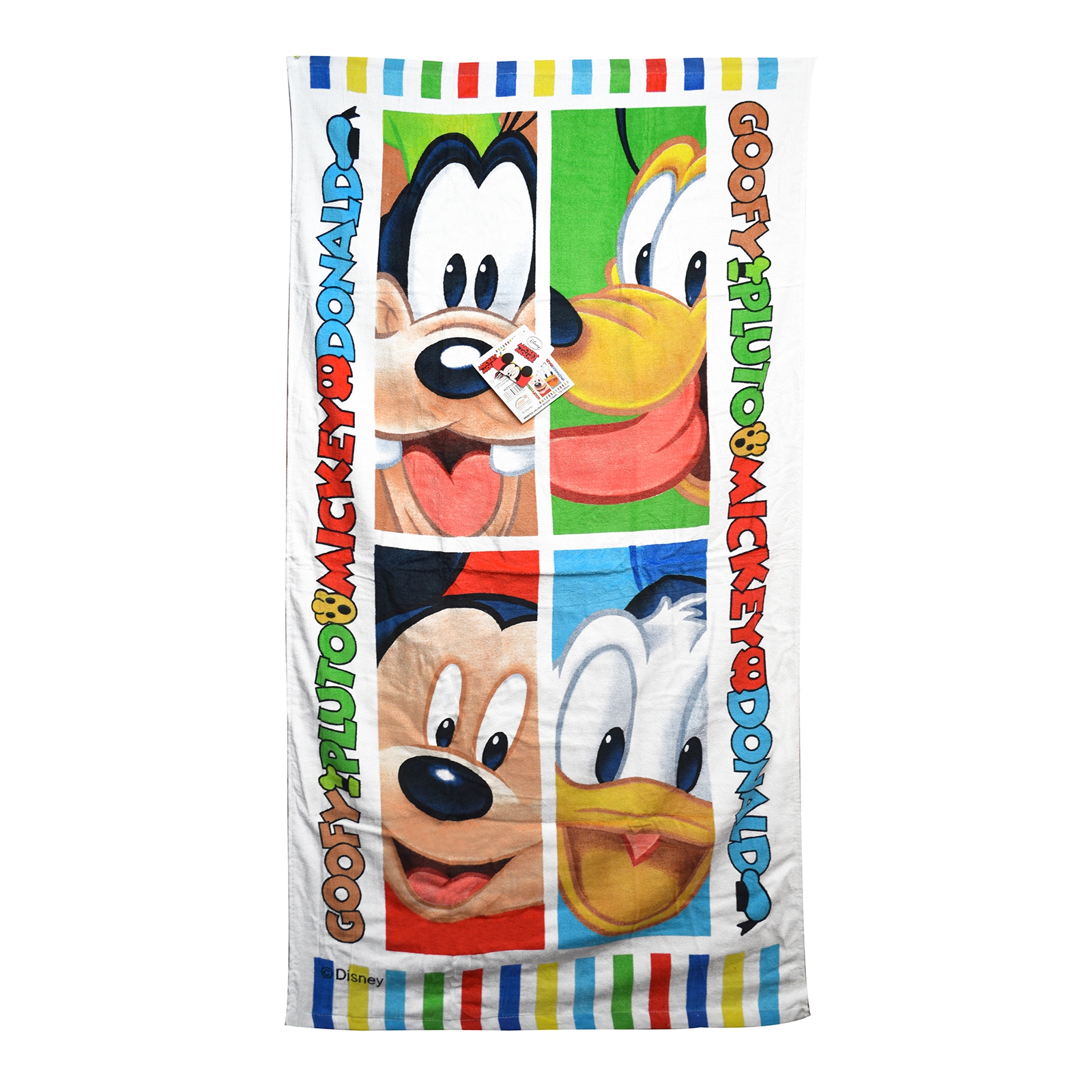 Disney Mickey Mouse 'Goofy, Pluto, & Donald' Printed Beach Towel