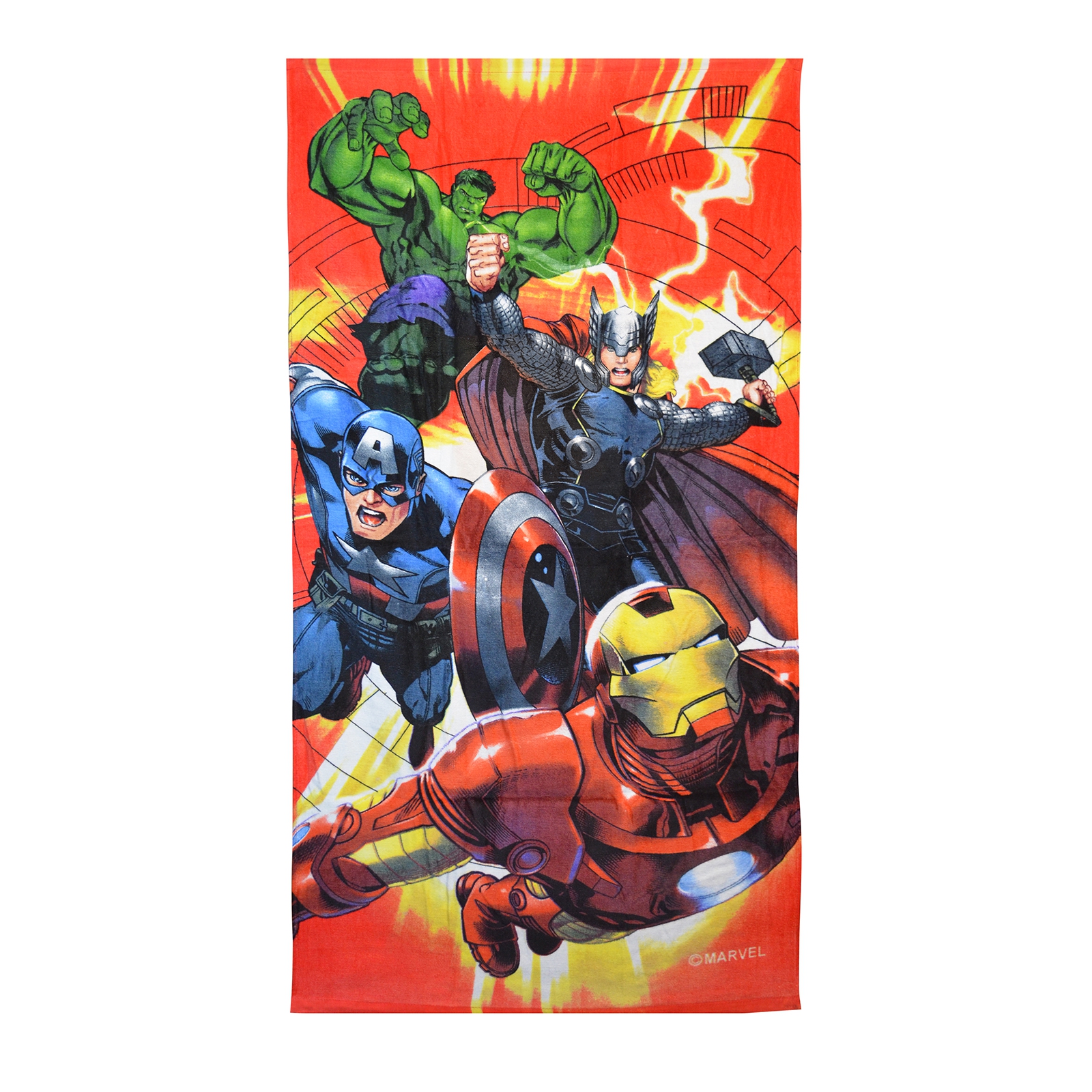 Marvel Avengers 'Characters' Printed Beach Towel 8435333827000