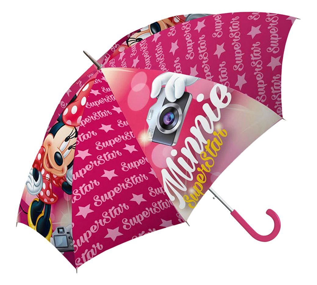 Disney Minnie Mouse Super Star School Rain Brolly Umbrella