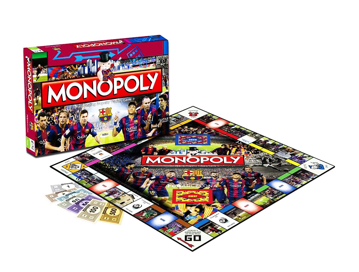 Barcelona Fc Monopoly Football Board Game Official