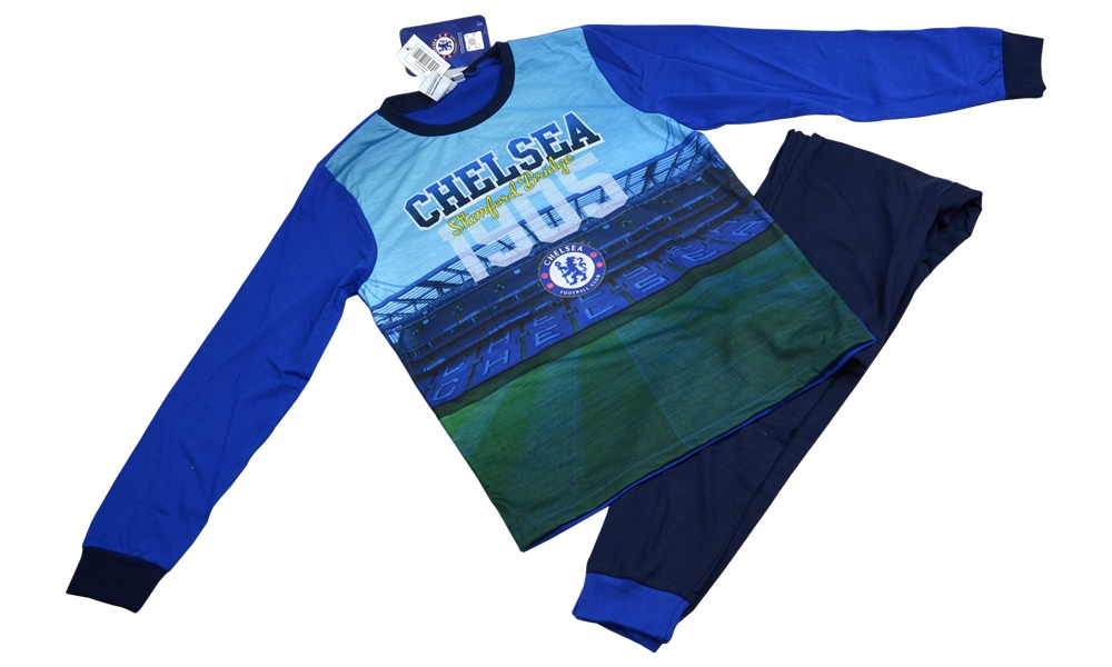 Chelsea 'Stamford Bridge' Football Boys 3-12 Years Pyjama Set
