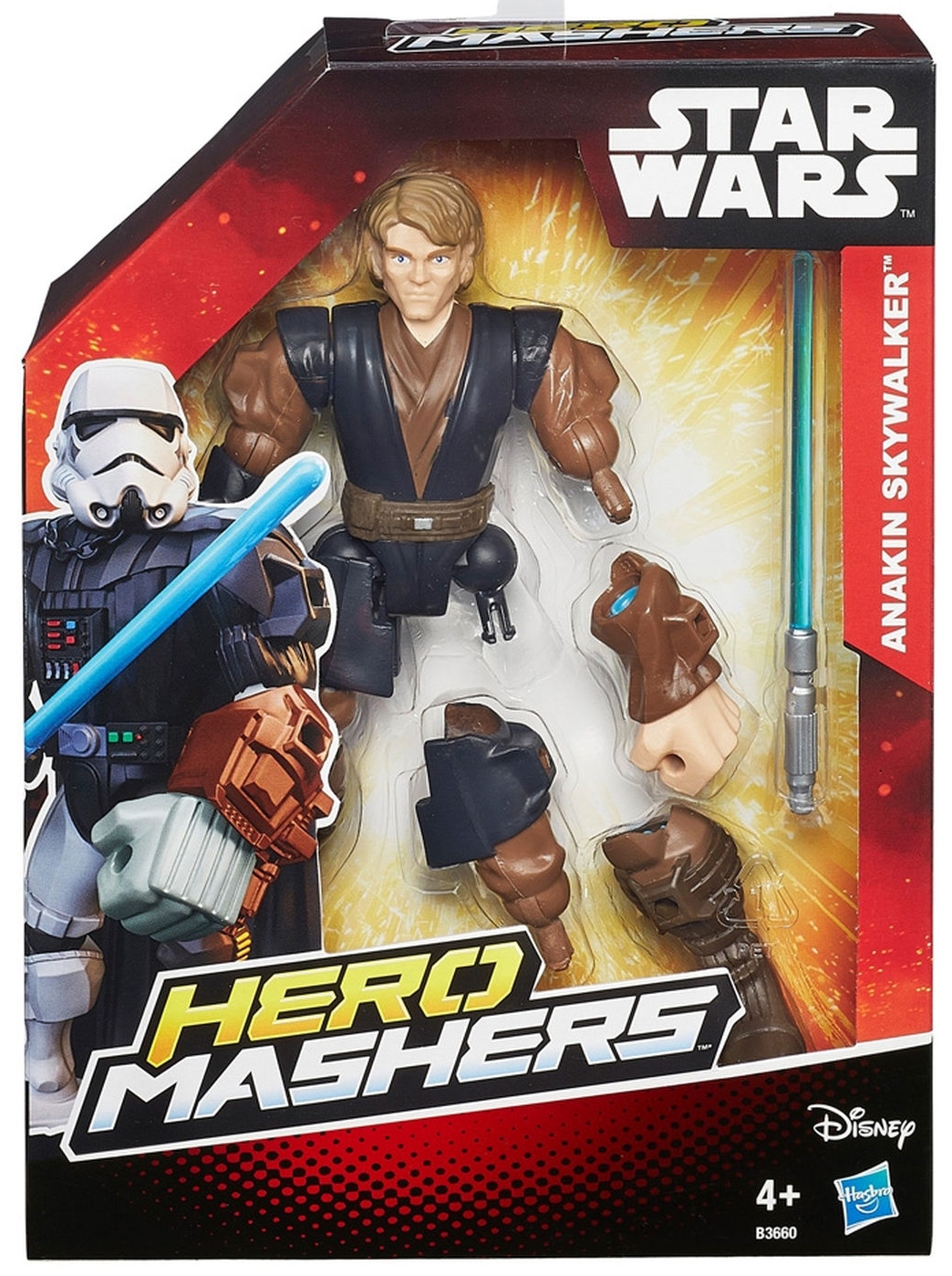 Disney Star Wars 'Anakin Skywalker' Hero Mashers 6 inch Figure Toy