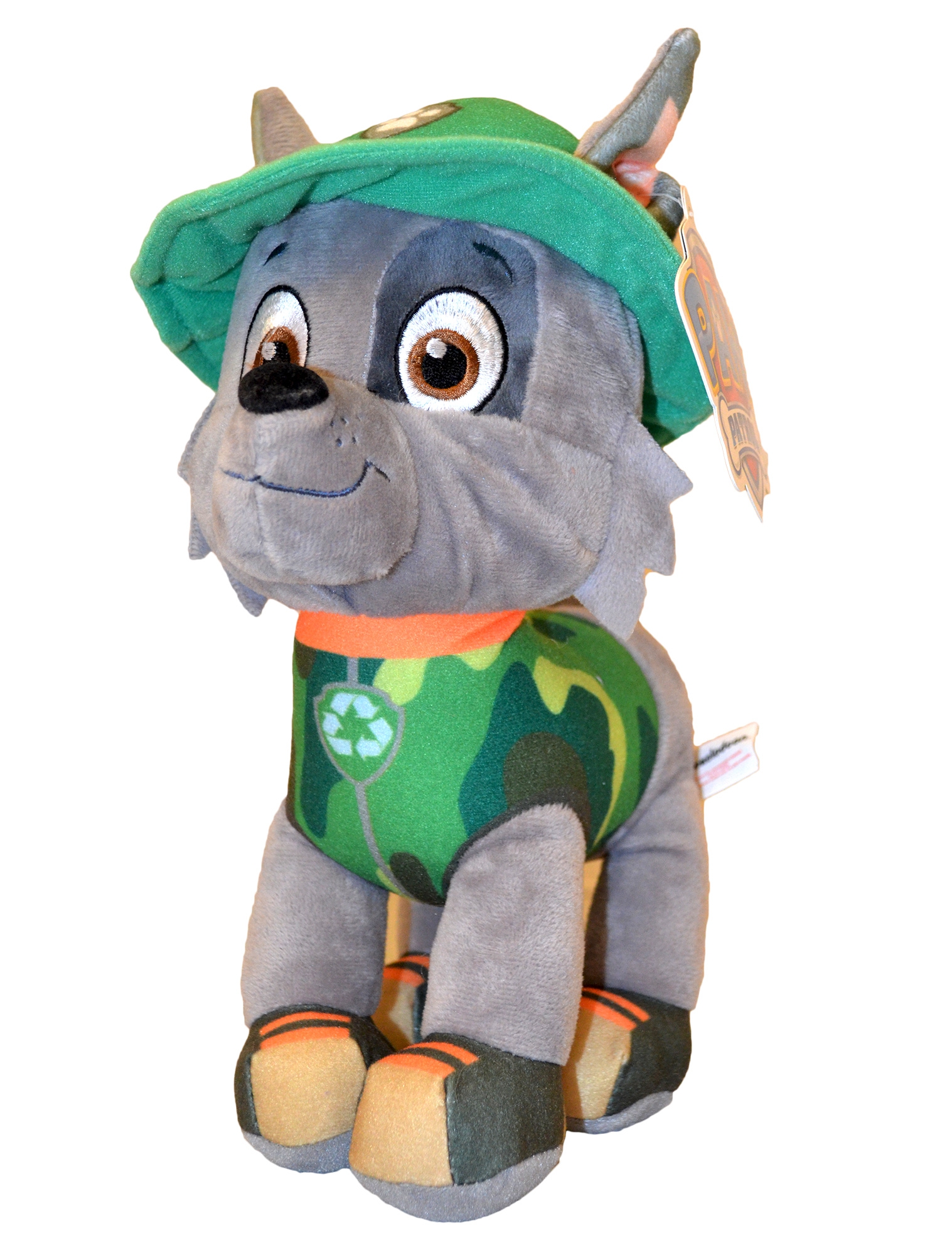 Paw Patrol Jungle Rescue 'Rocky' 27cm Plush Soft Toy
