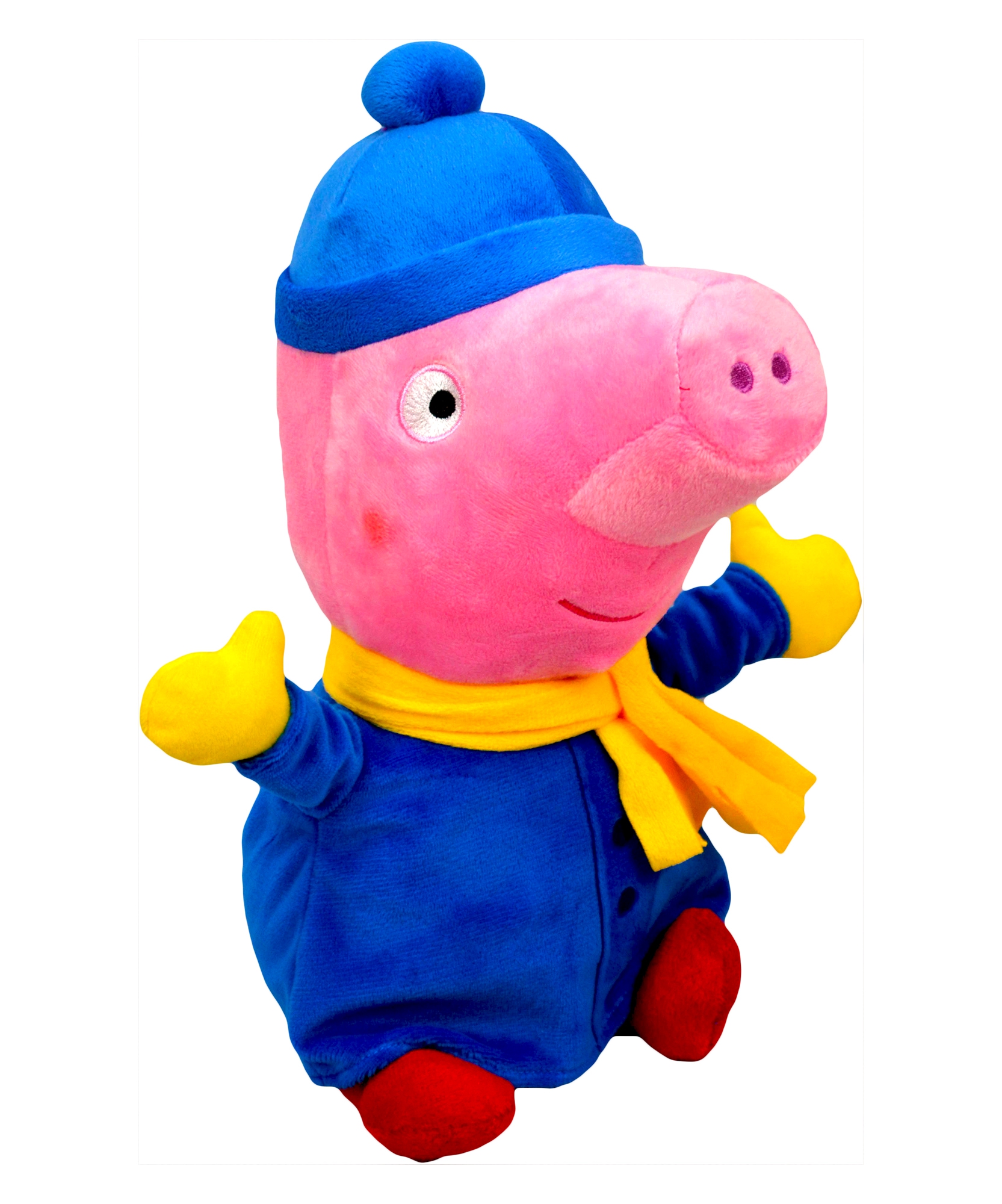 Peppa Pig 'George' Winter 27cm Plush Soft Toy