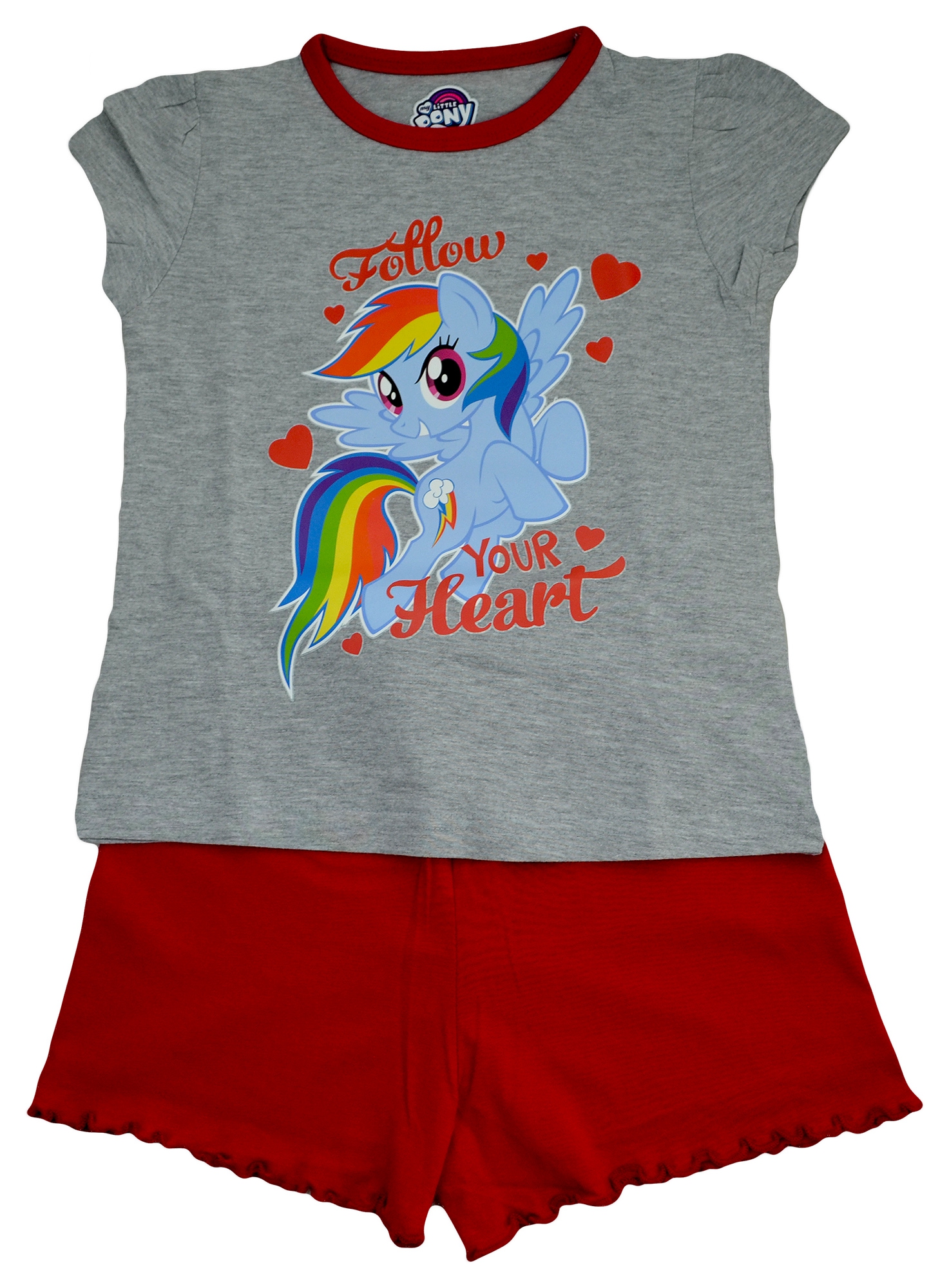 My Little Pony 'Follow Your Heart' Girls Short Pyjama Set 4-5 Years