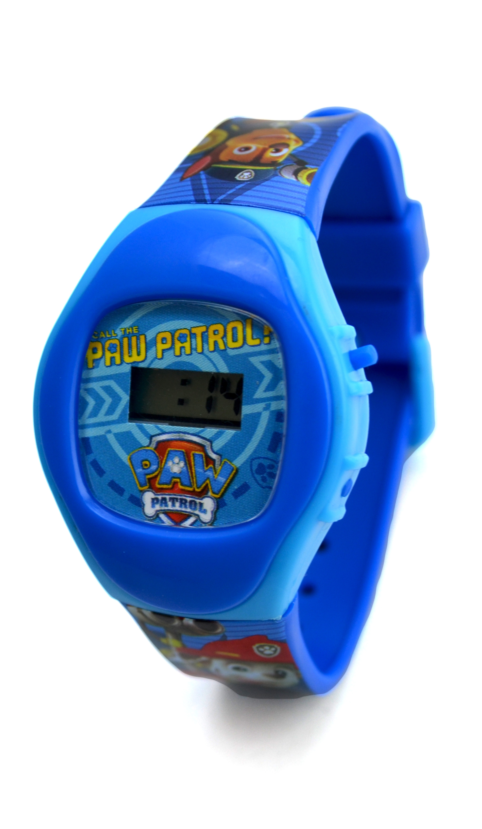Paw Patrol 'Chase & Marshall' Boys Digital Metal Tin Gift Wrist Watch
