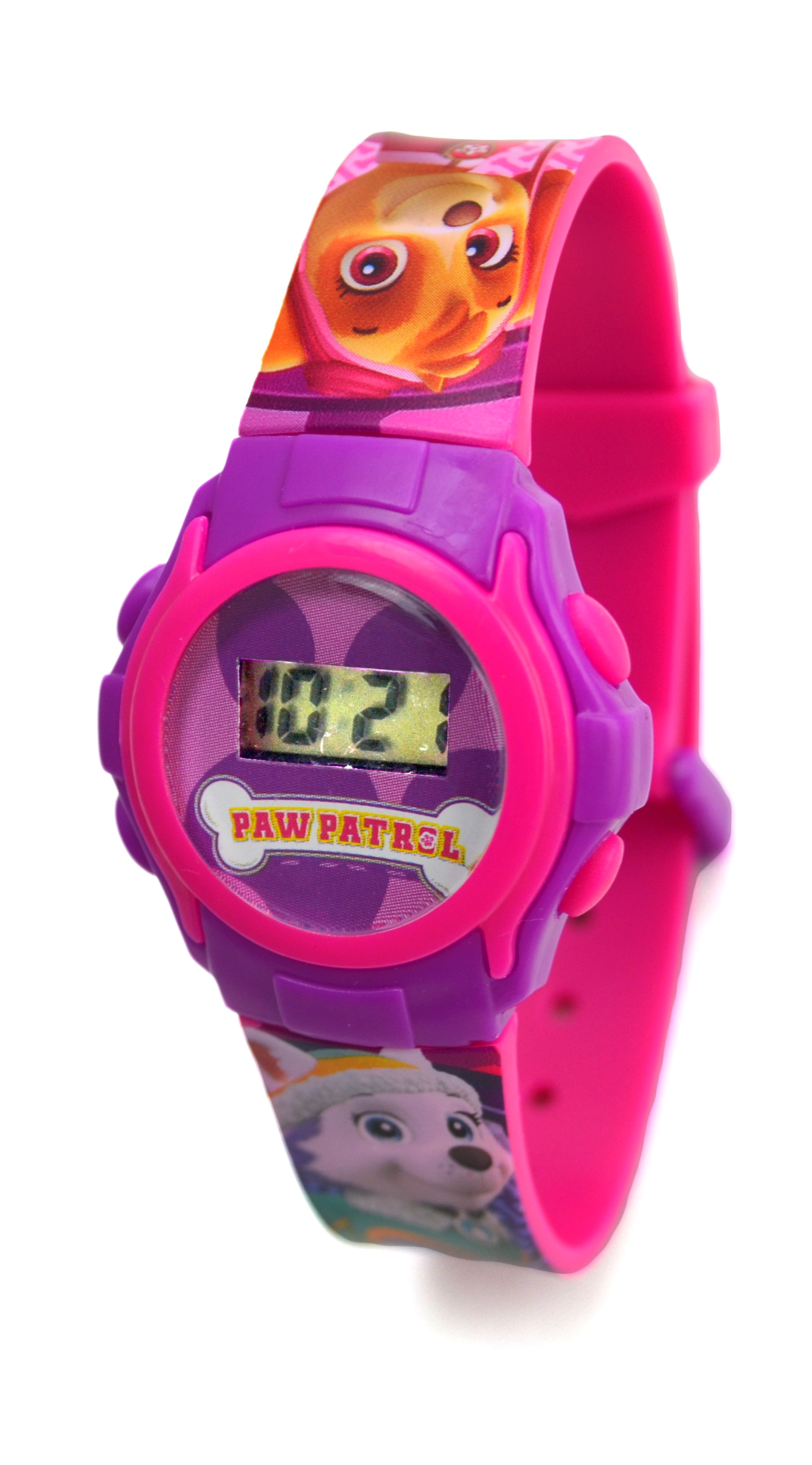 Paw Patrol 'Skye & Everest' Girls Digital Metal Tin Gift Wrist Watch