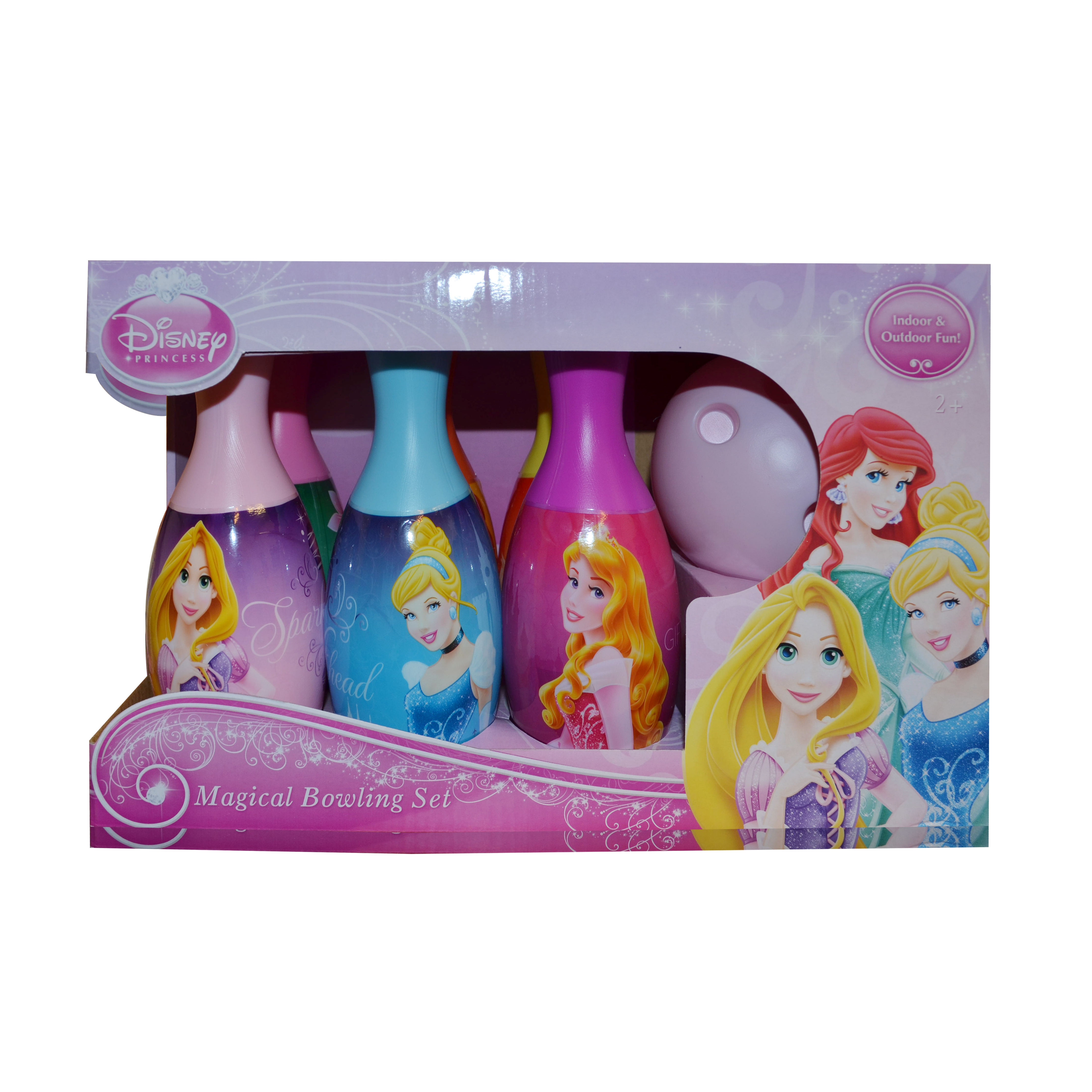 Disney Princess 'Royal Friends' 7 Piece Bowling Set Toy