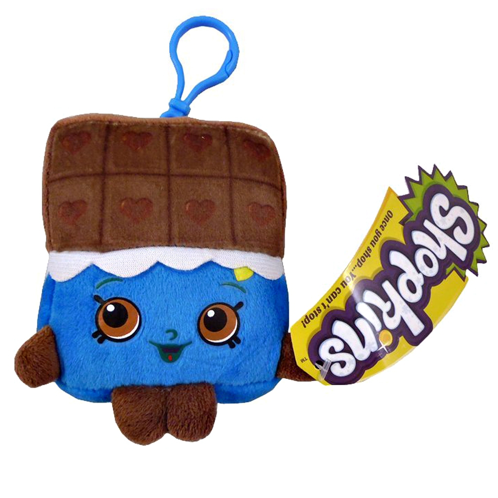 Shopkins 'Cheeky Chocolate' Hanging Plush Backpack Clip School Bag Rucksack