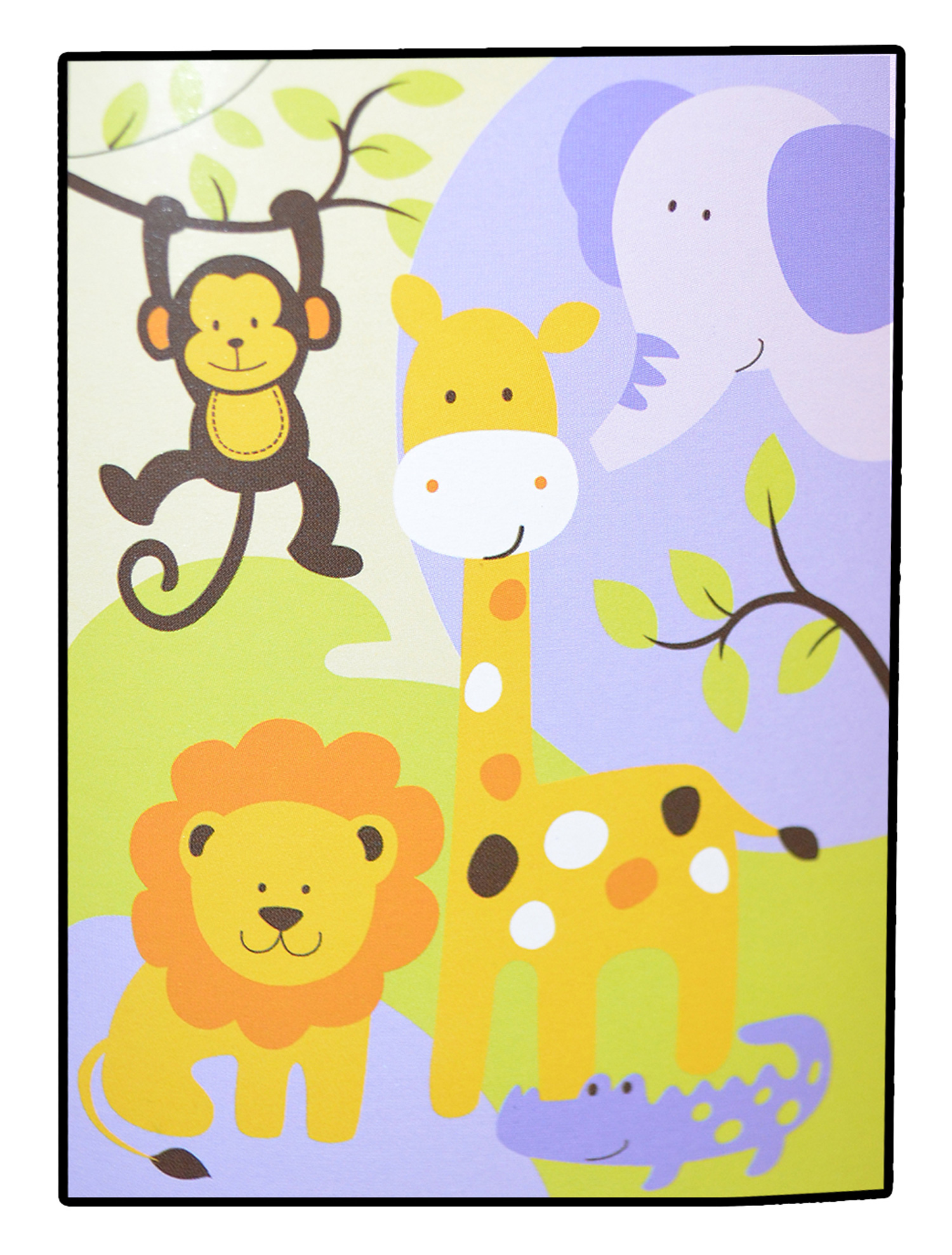 Todd Baby 'Animal Safari' Panel Fleece Blanket Throw