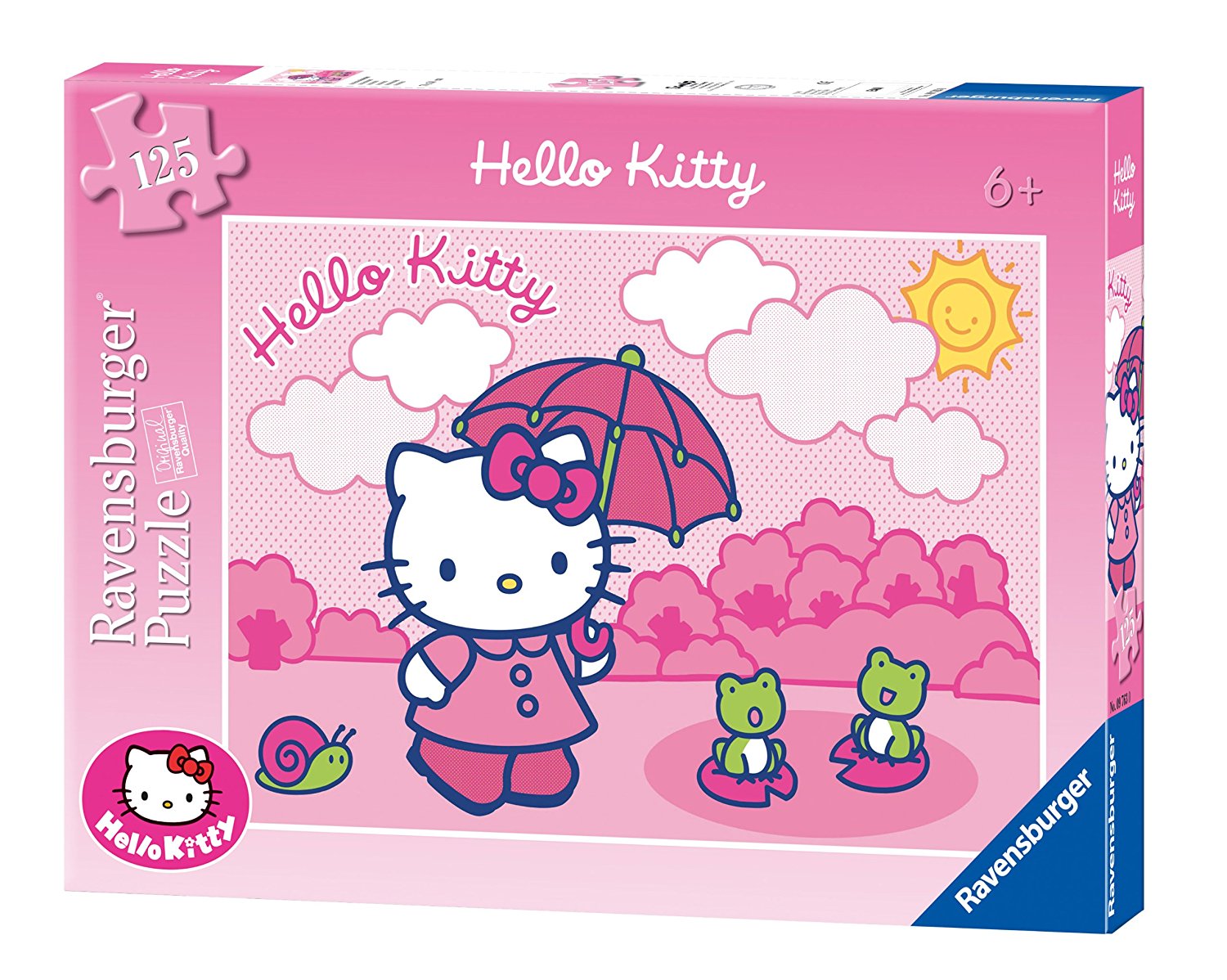 Hello Kitty Taking a Stroll 125 Piece Jigsaw Puzzle Game