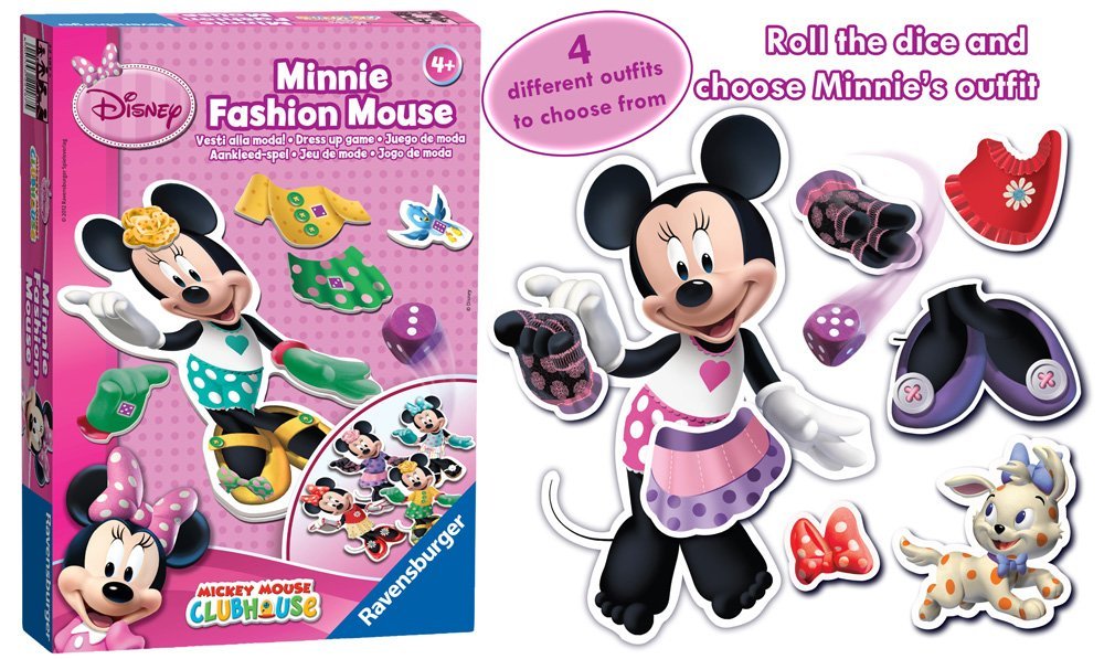 Disney Minnie Mouse 'Fashion Mouse' Board Game Puzzle