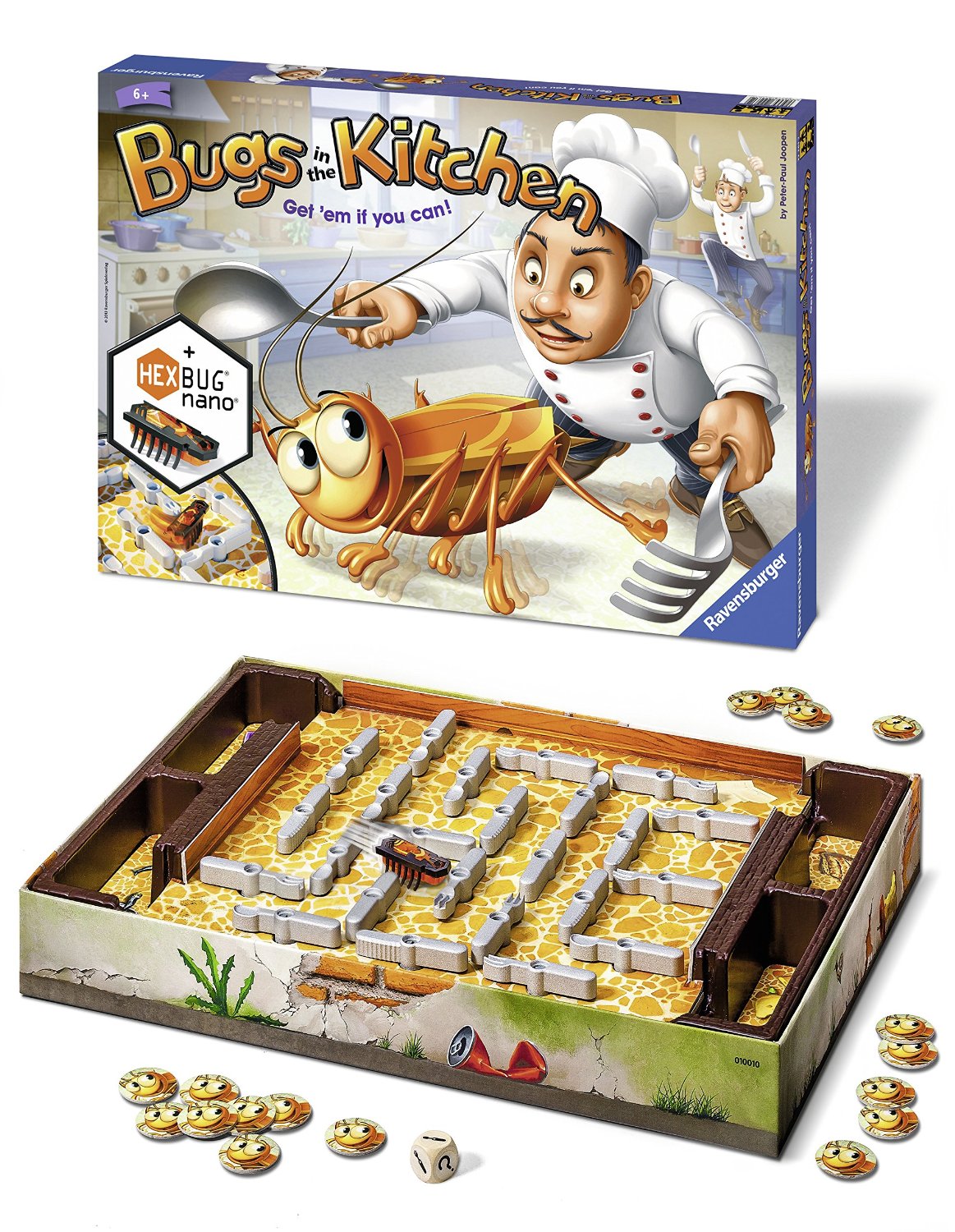 Bugs In The Kitchen Board Game Puzzle