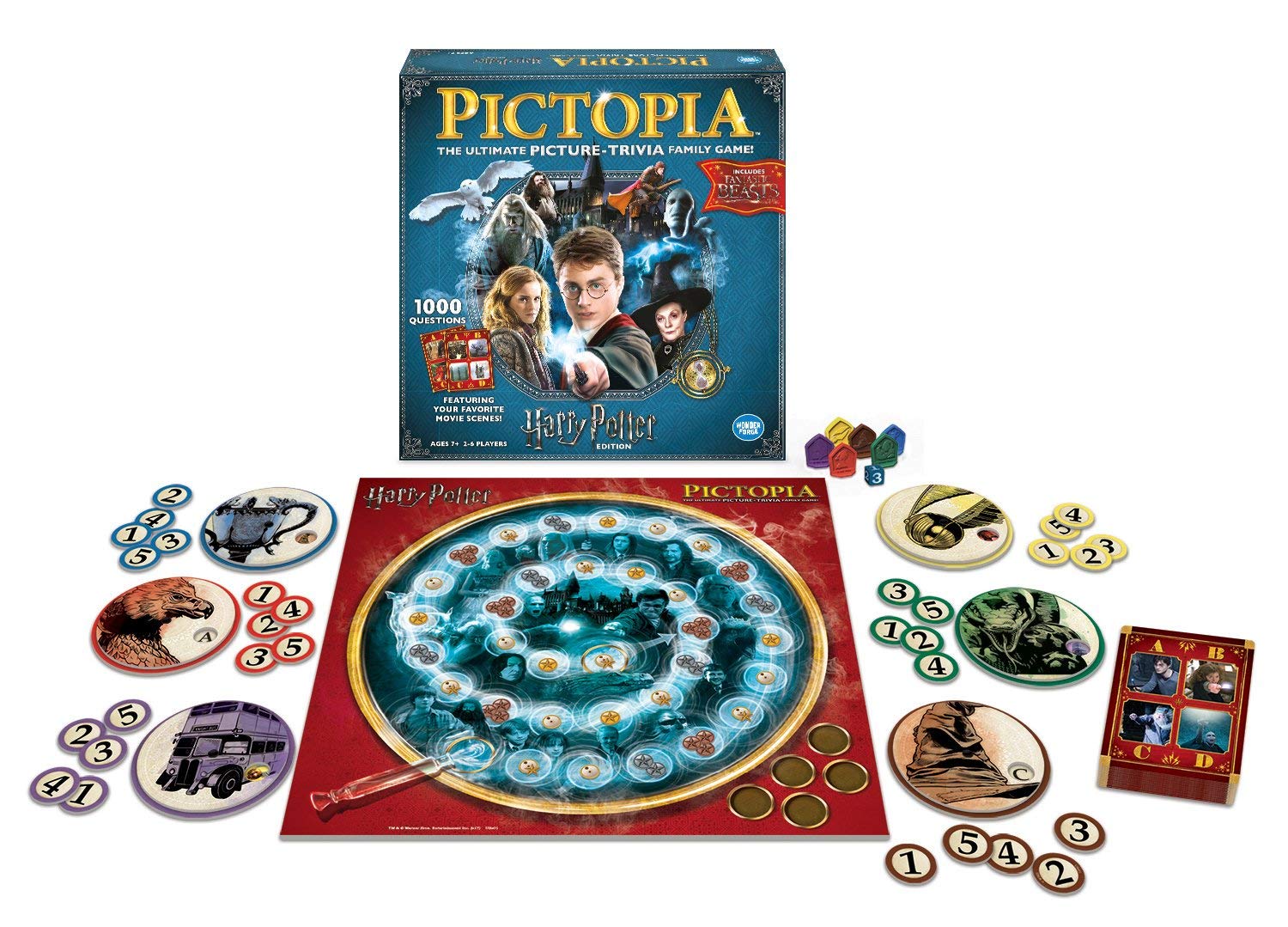 Harry Potter Pictopia Edition The Picture Trivia Board Game