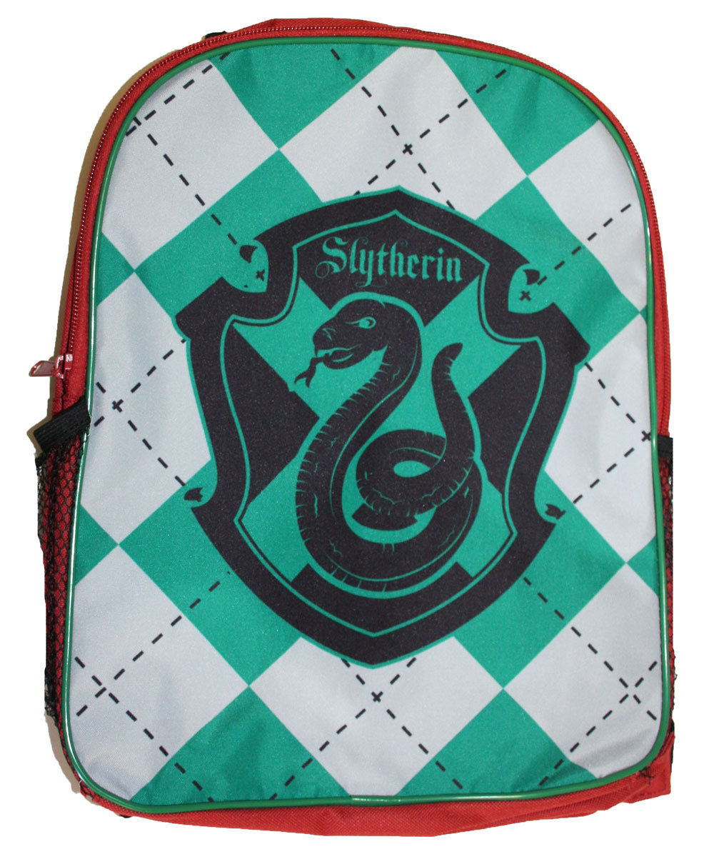 Harry Potter Gryffindor Slytherin Houses Reversible School Bag Rucksack Backpack