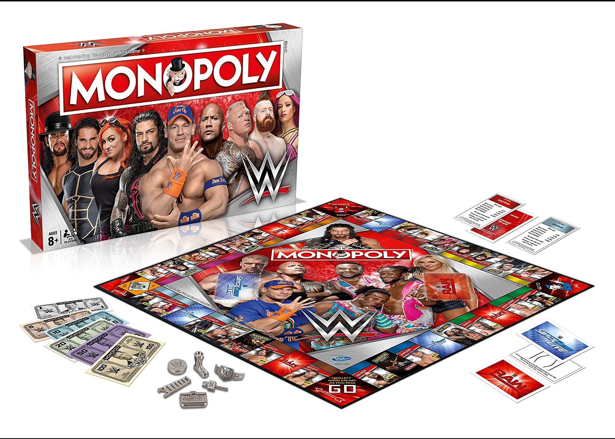 WWE 'Heroes & Divas' Monopoly Board Game
