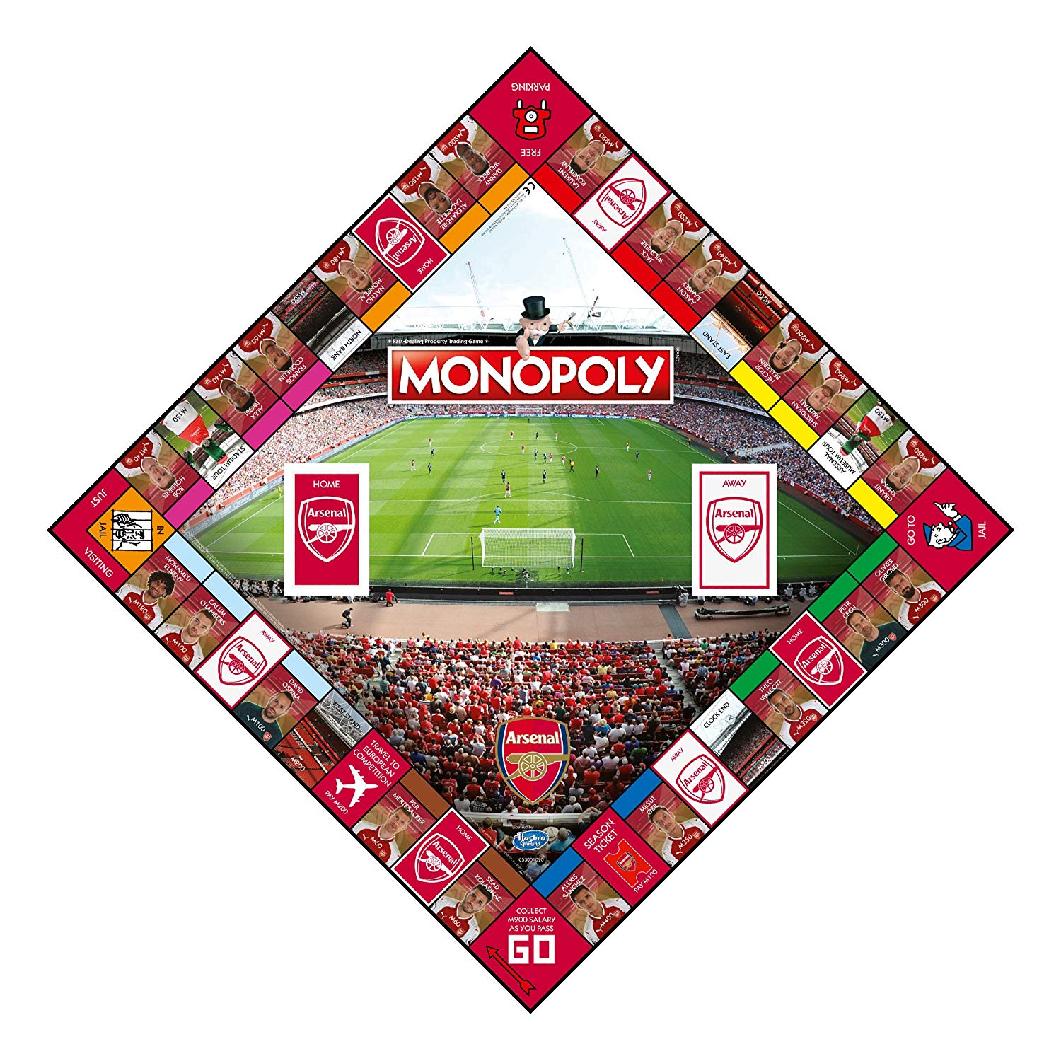 Arsenal Fc Monopoly Football Board Game Official