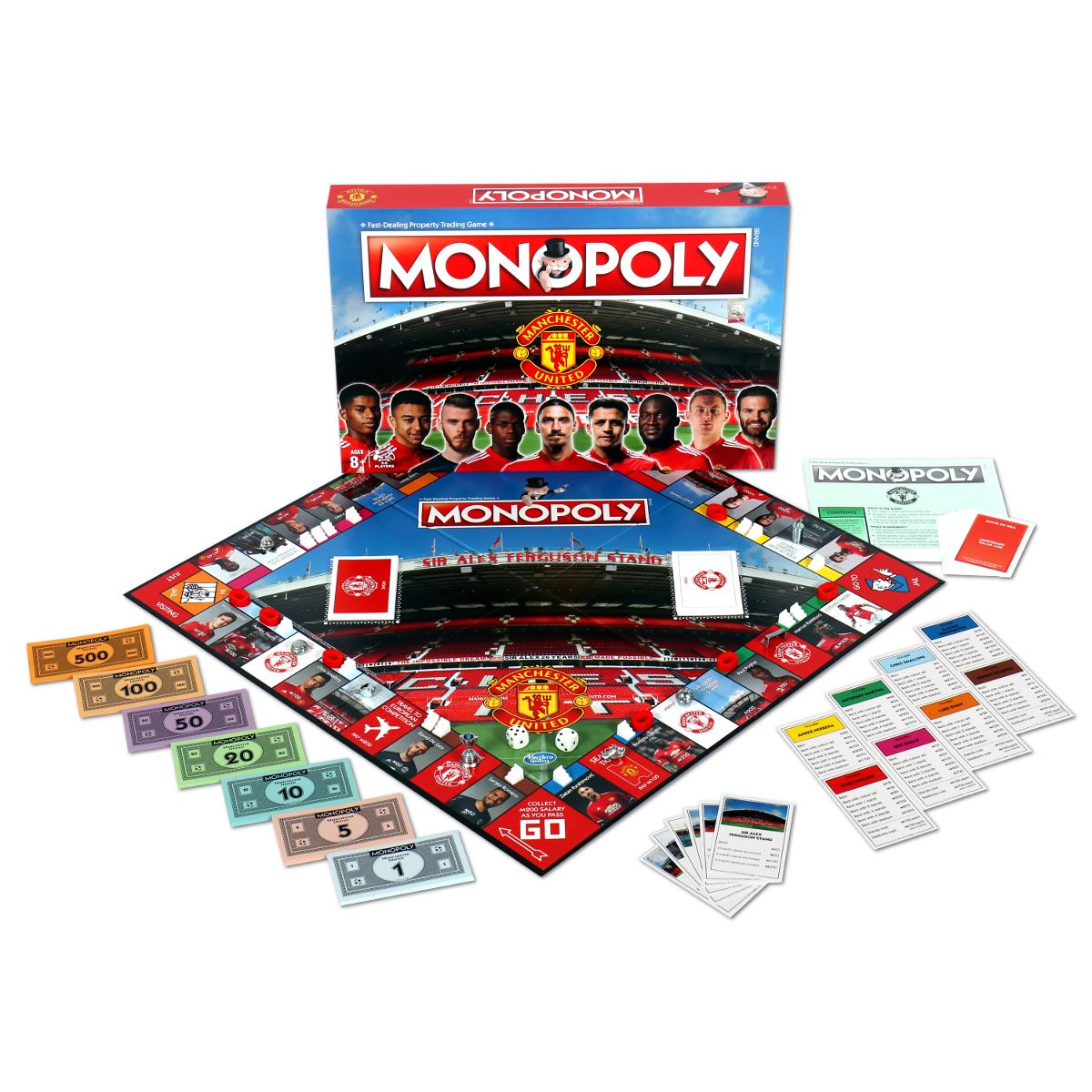 Manchester United Fc Monopoly Football Board Game Official