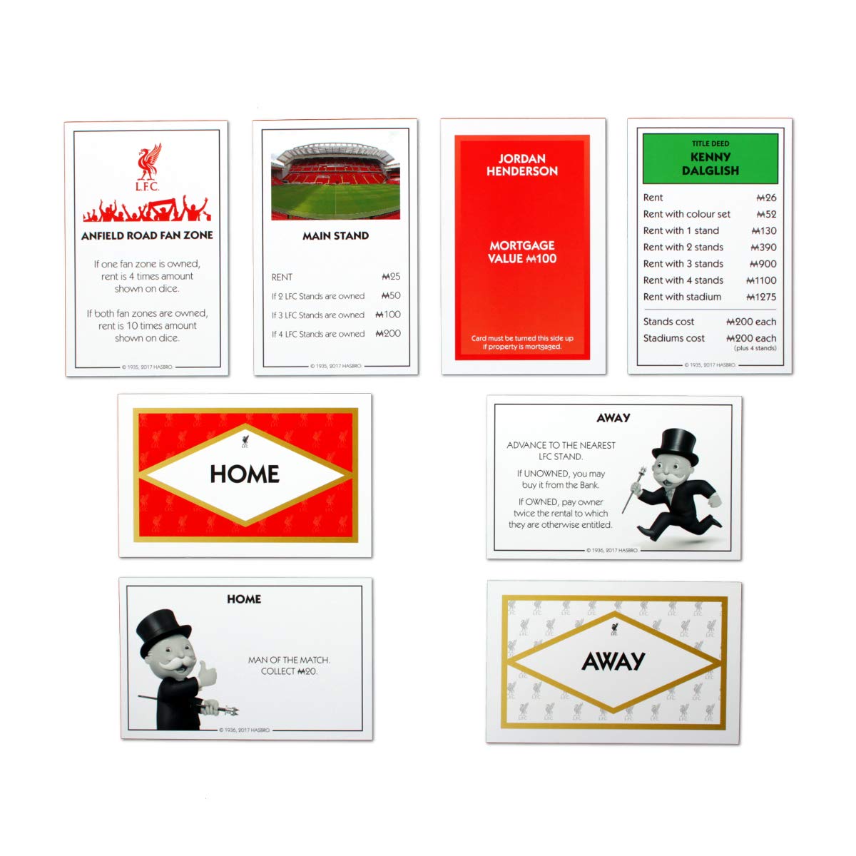 Liverpool Fc Monopoly Football Board Game Official