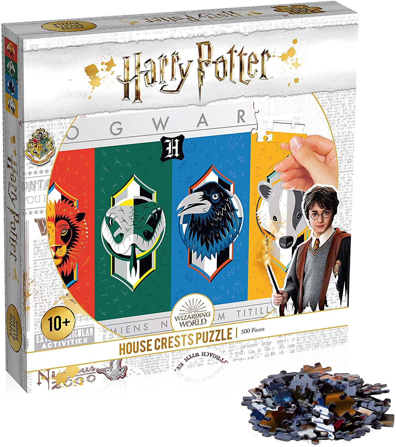 Harry Potter House Crests 500 Piece Jigsaw Puzzle Game