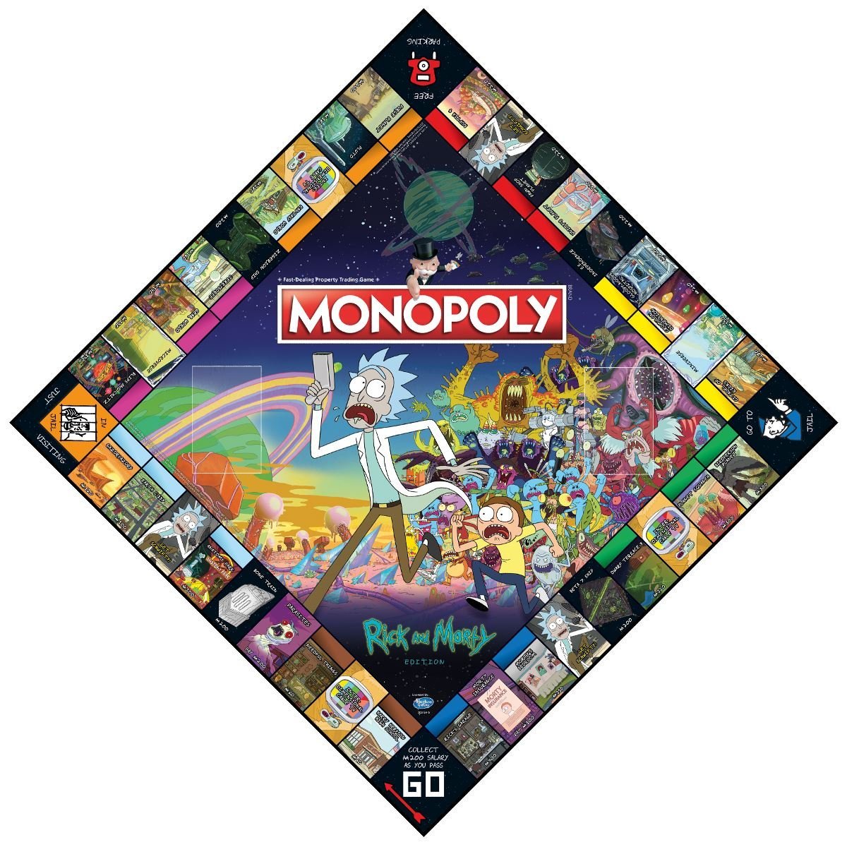 Rick and Morty Monopoly Board Game