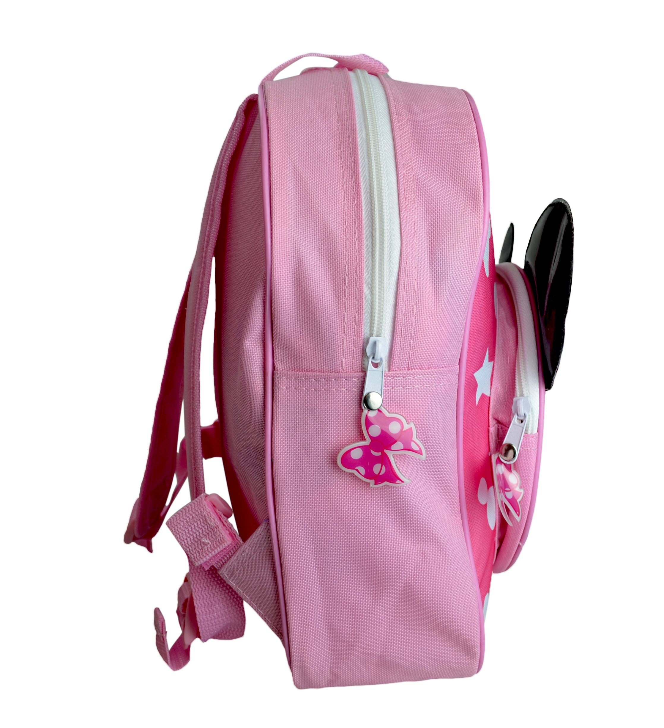 Disney Minnie Mouse Pink Polka Dot Bow School Bag Rucksack Backpack