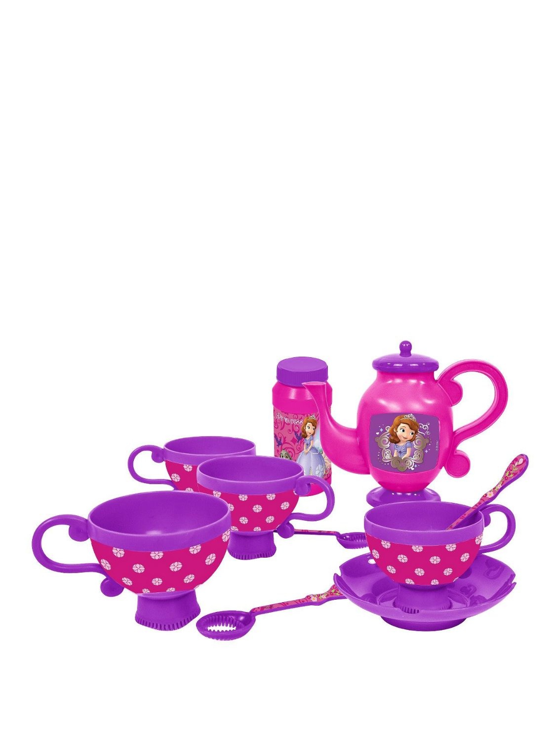 Disney Sofia 'Bubble Tea Set' Play Set 14 Piece Toy